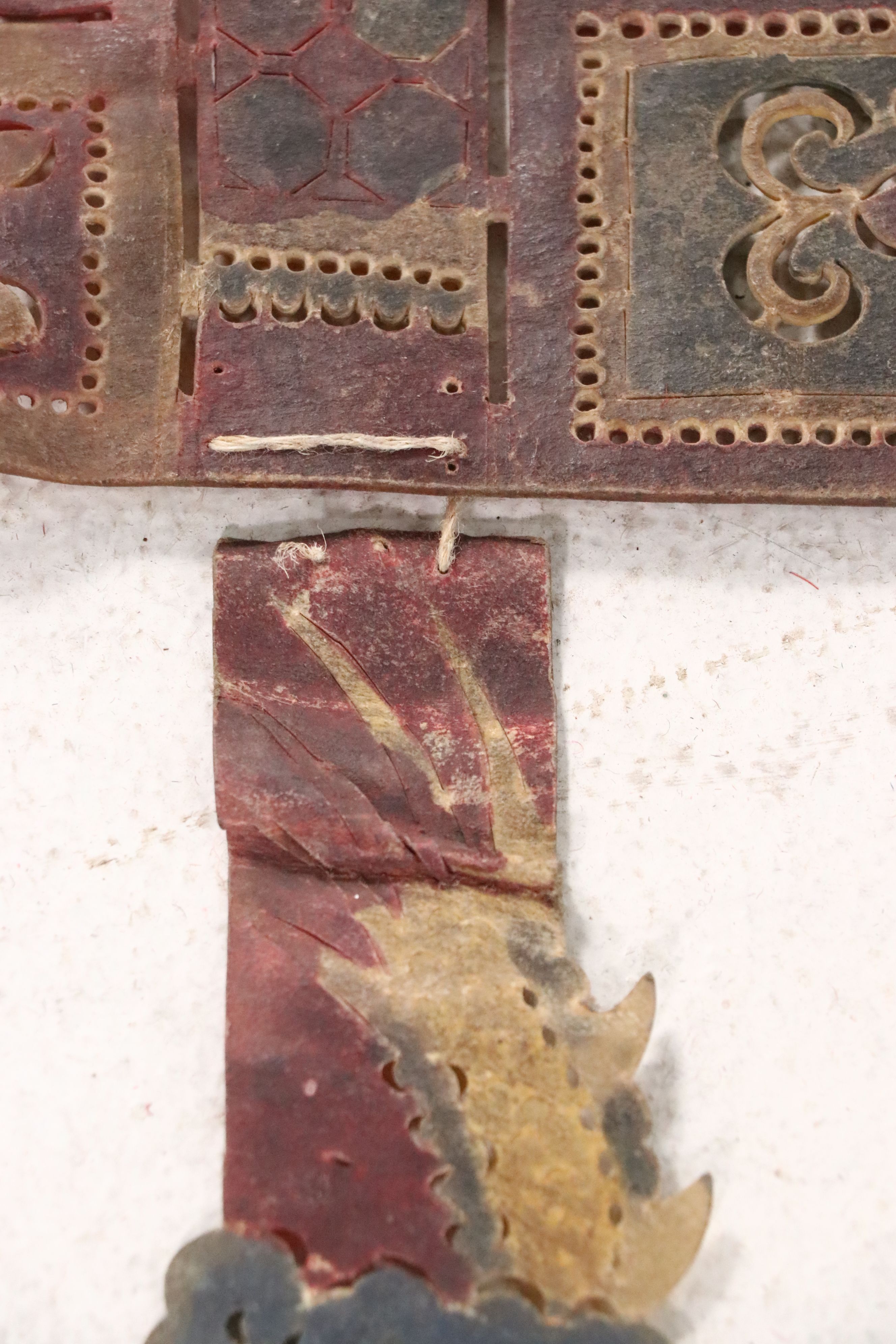 Chinese Palace Shadow Puppet Backdrop, Circa 1870