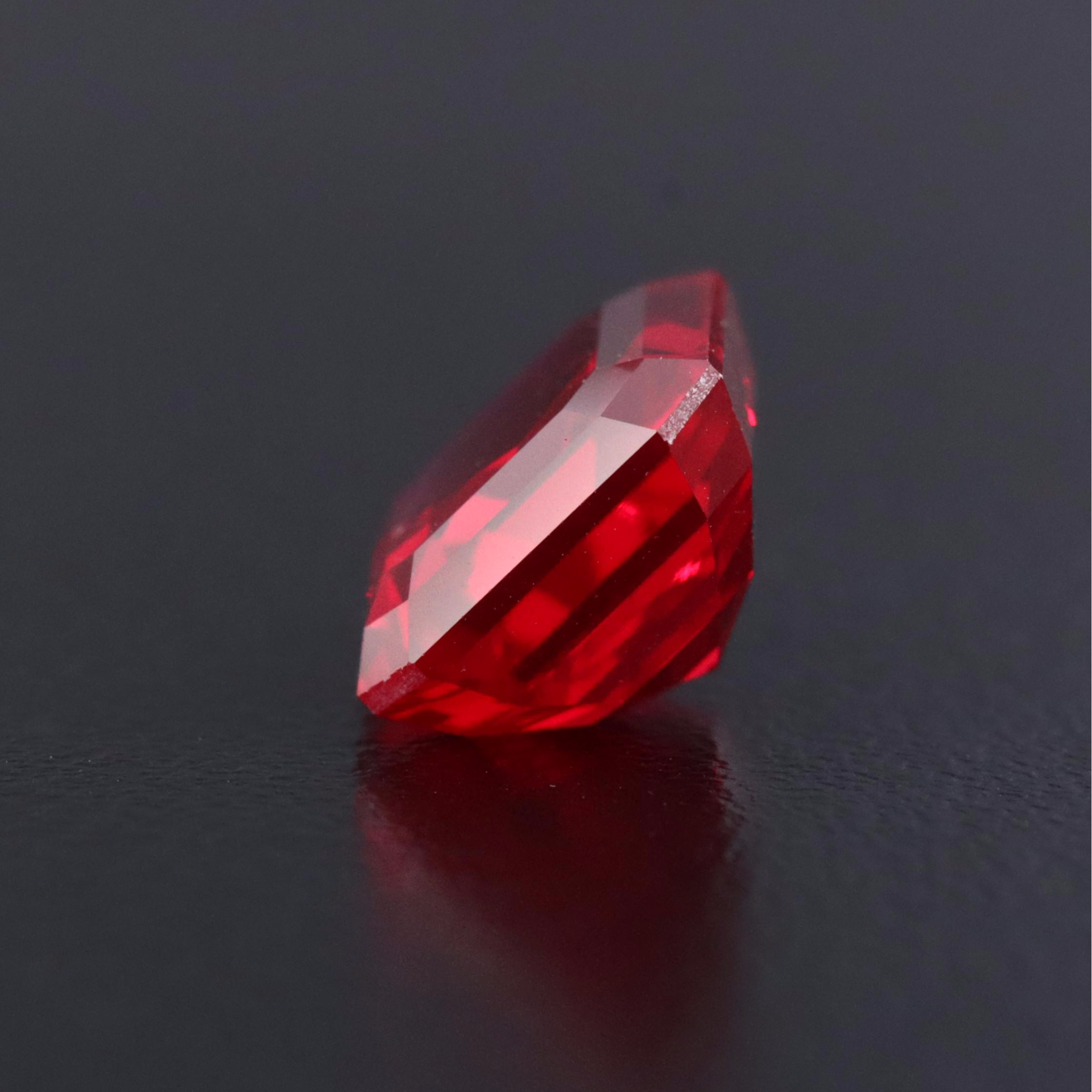Loose 6.47 CT Lab Grown Ruby