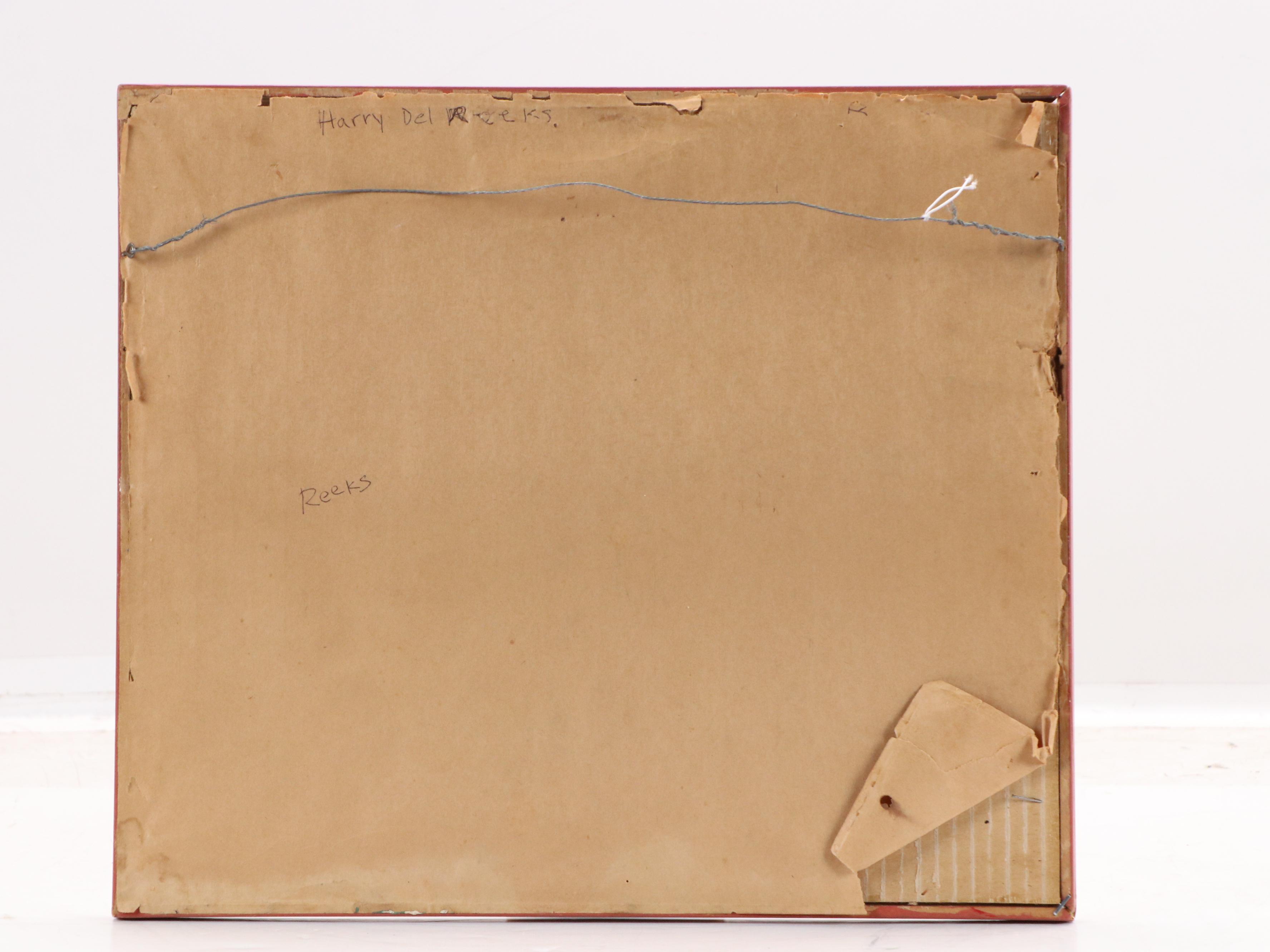 Harry Del Reeks Coastal Serigraph "Monterey," 20th Century