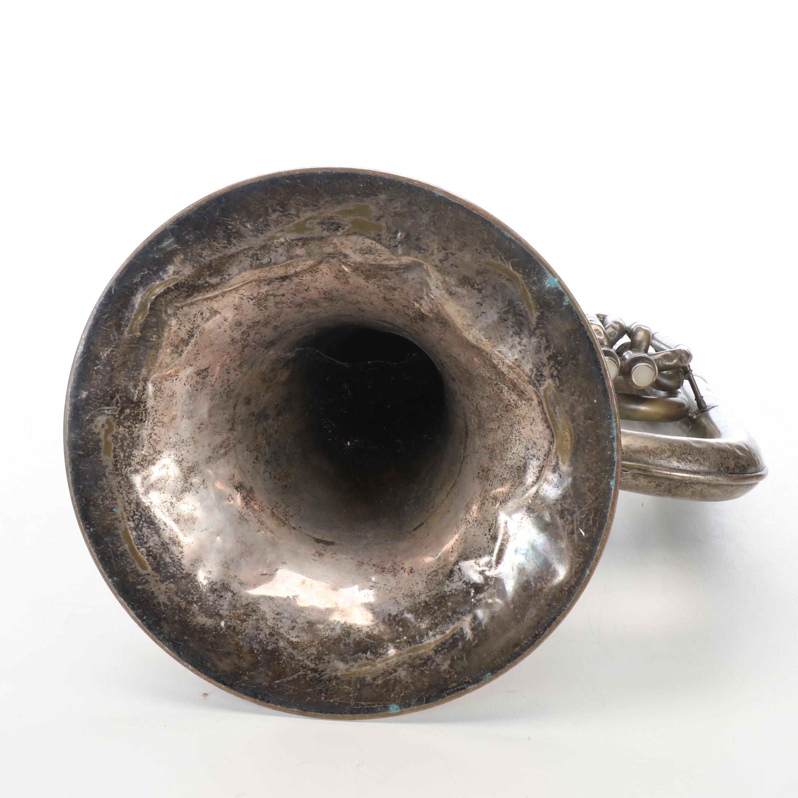 Grand Rapids Band Instrument Company Metal Tuba, Early 20th C.