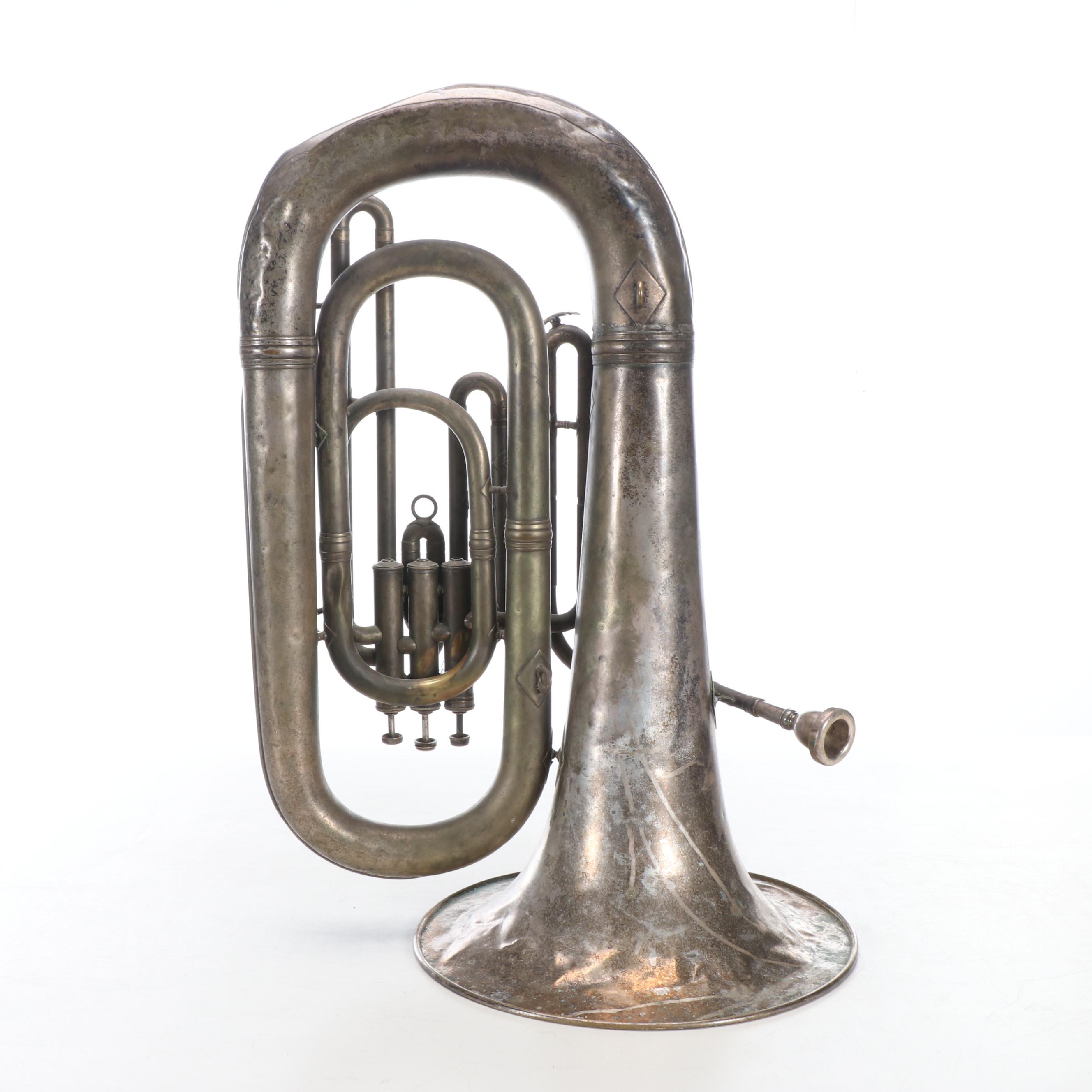 Grand Rapids Band Instrument Company Metal Tuba, Early 20th C.