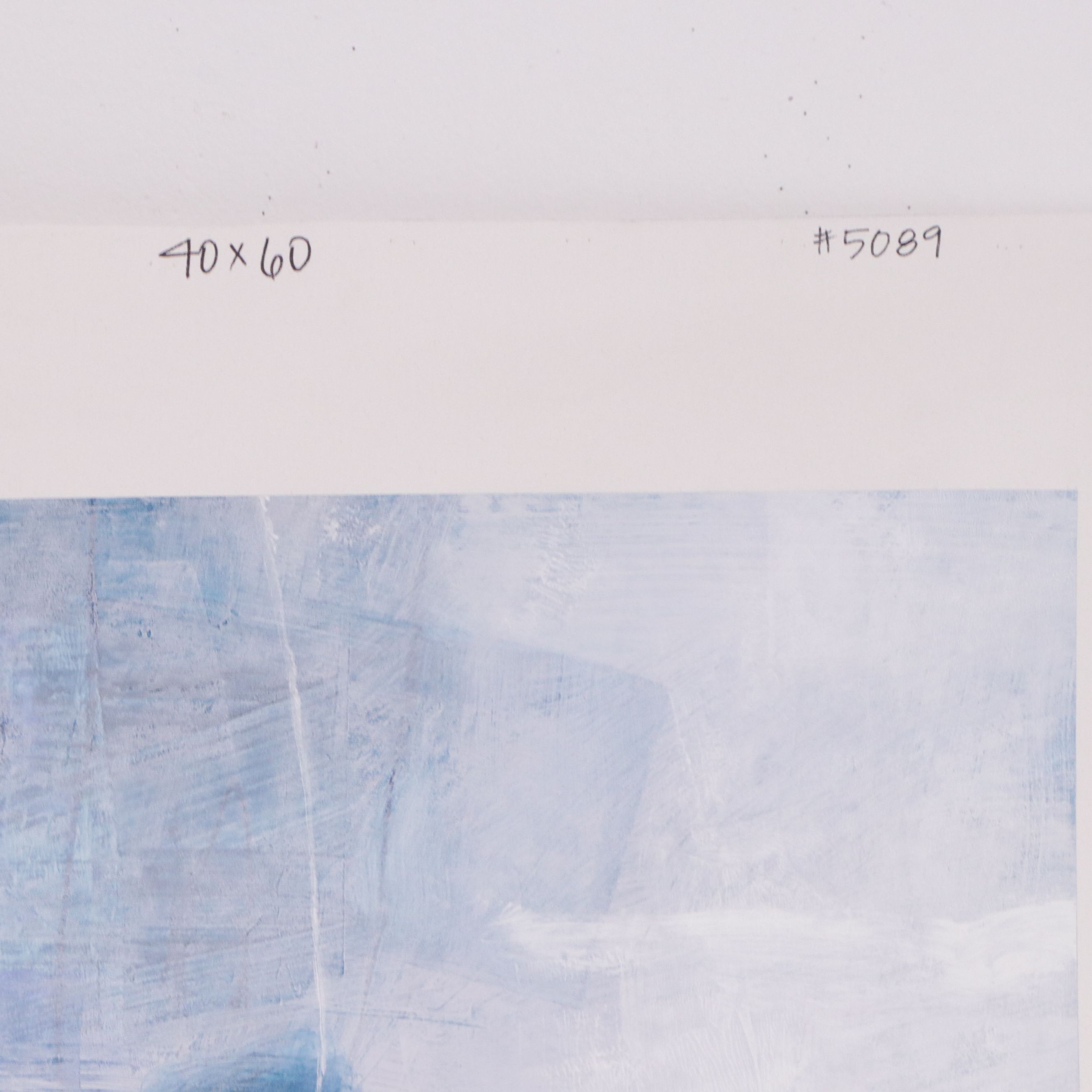 Ursula J. Brenner Abstract Mixed Media Painting, 21st Century