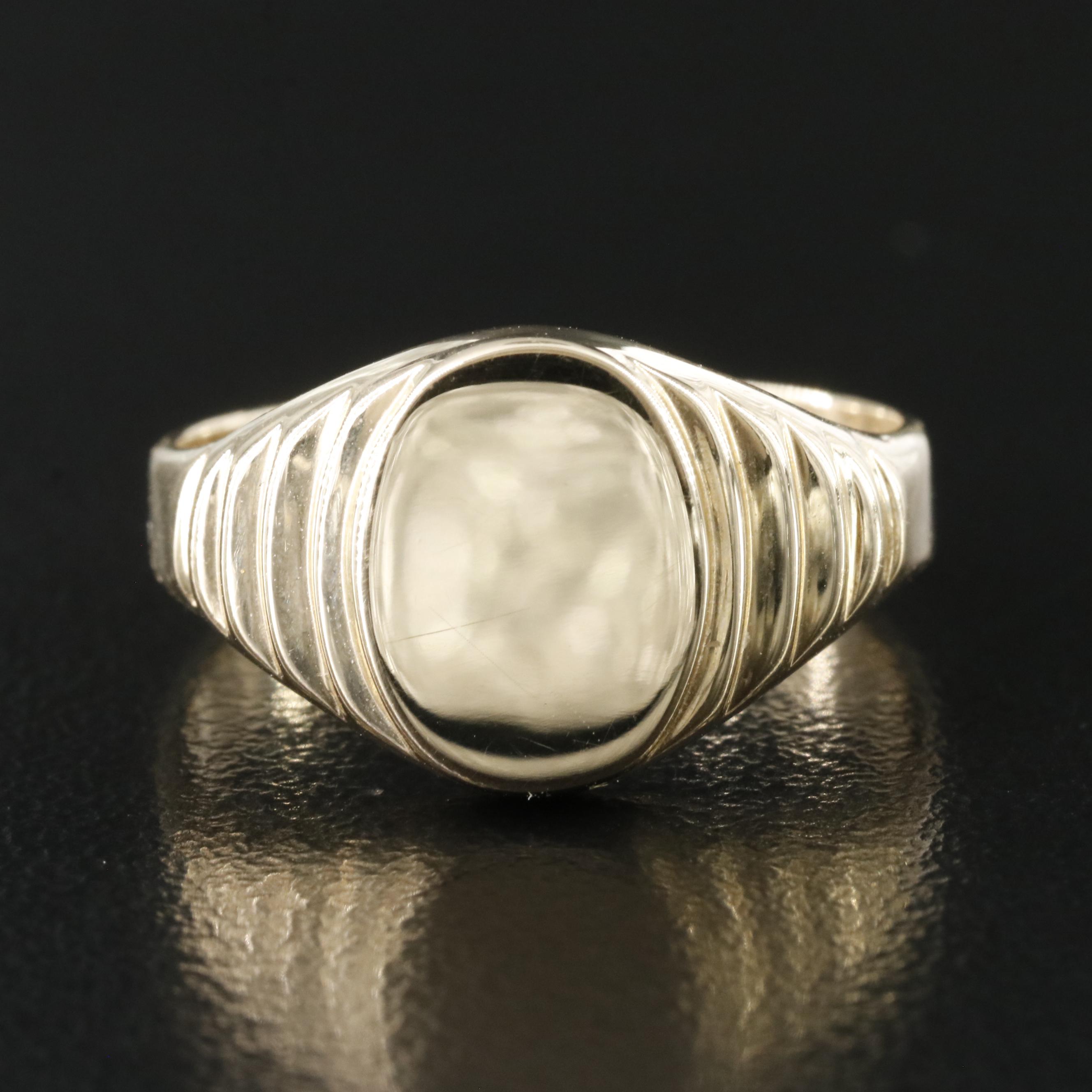 14K Signet Ring