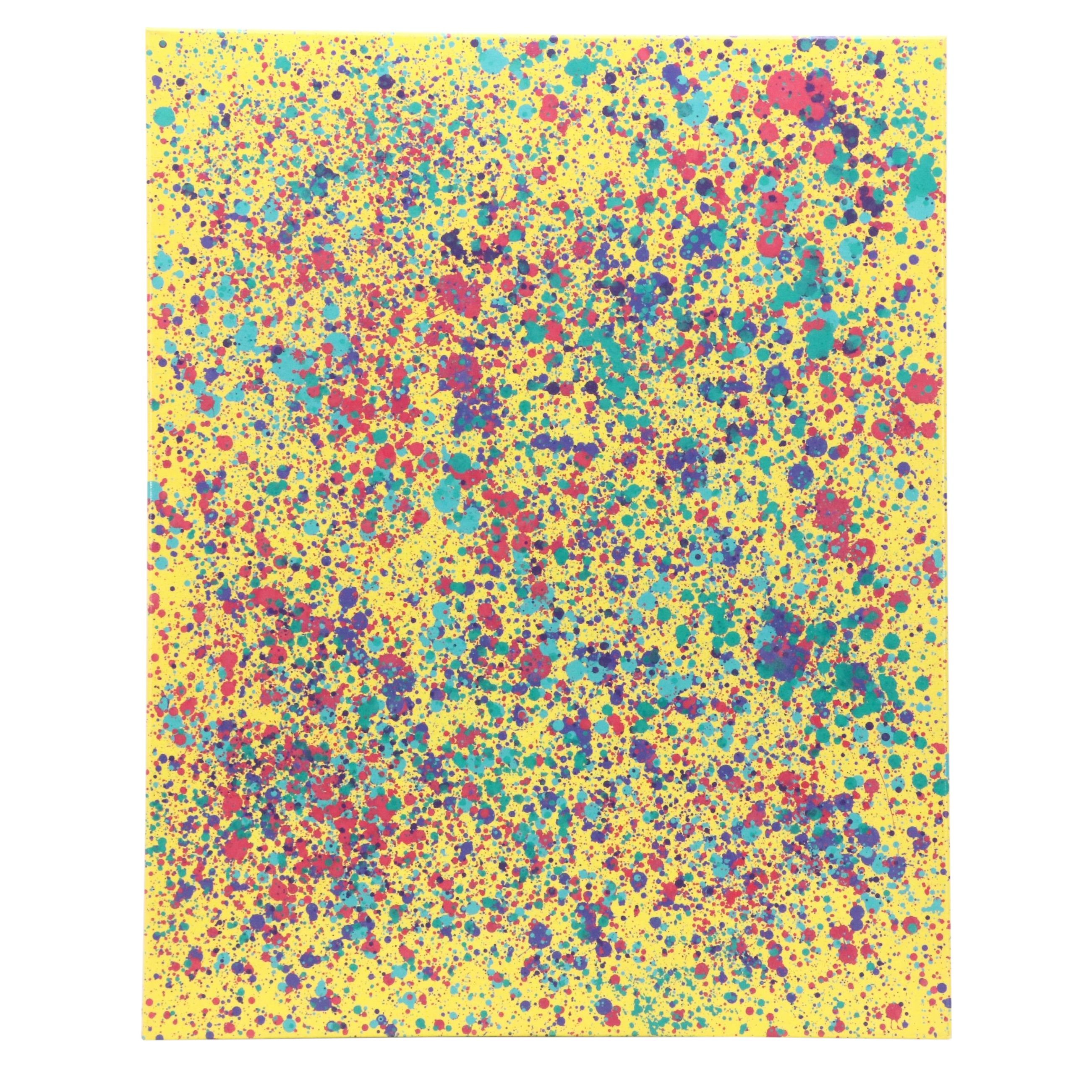 Jason Michael Durham Abstract Mixed Media Painting "In Motion," 2025