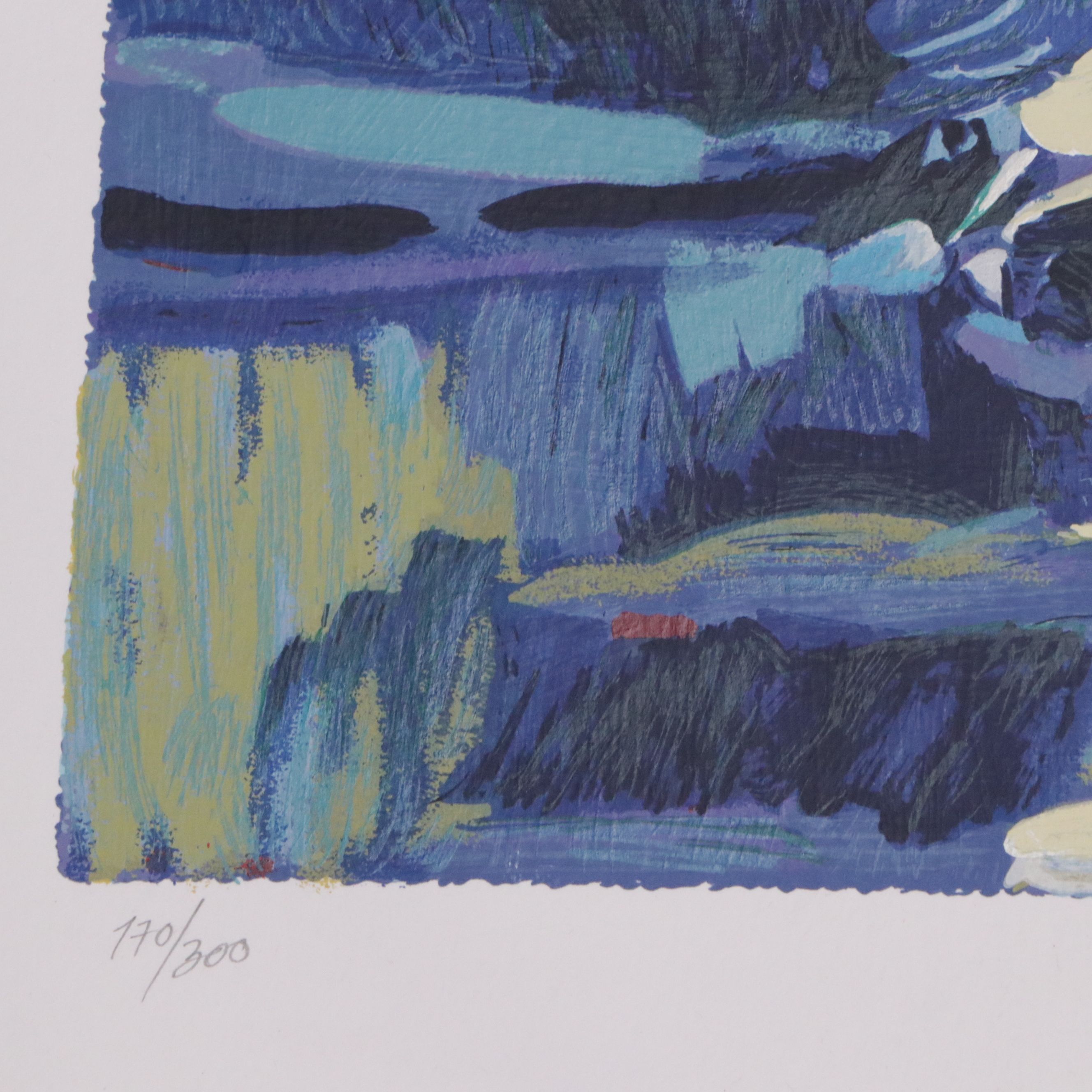 Nicola Simbari Hand-Embellished Serigraph "Santangelo," 1994