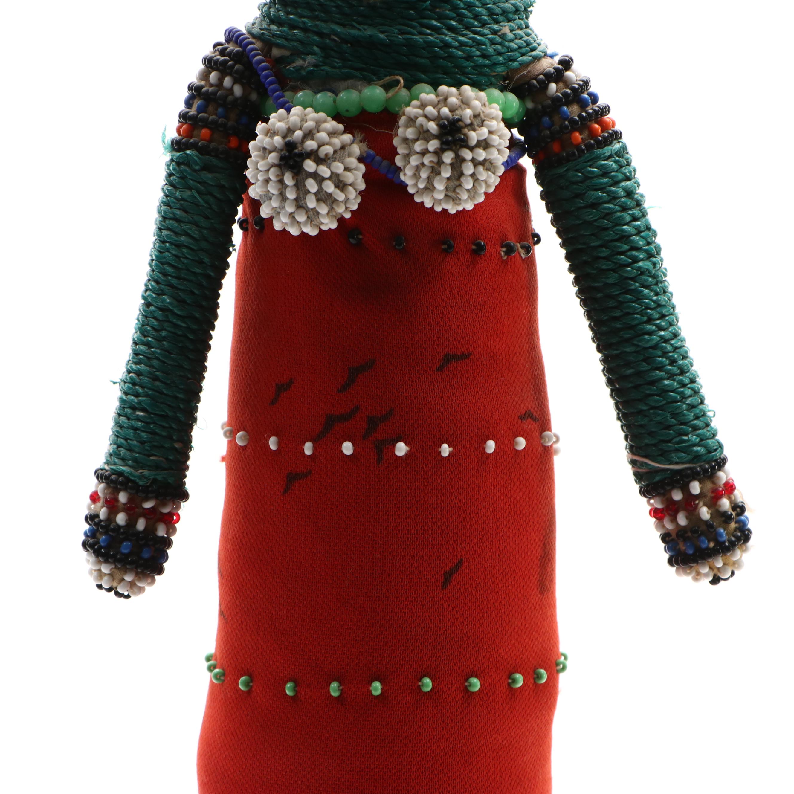 South African Beaded Ndebele Doll