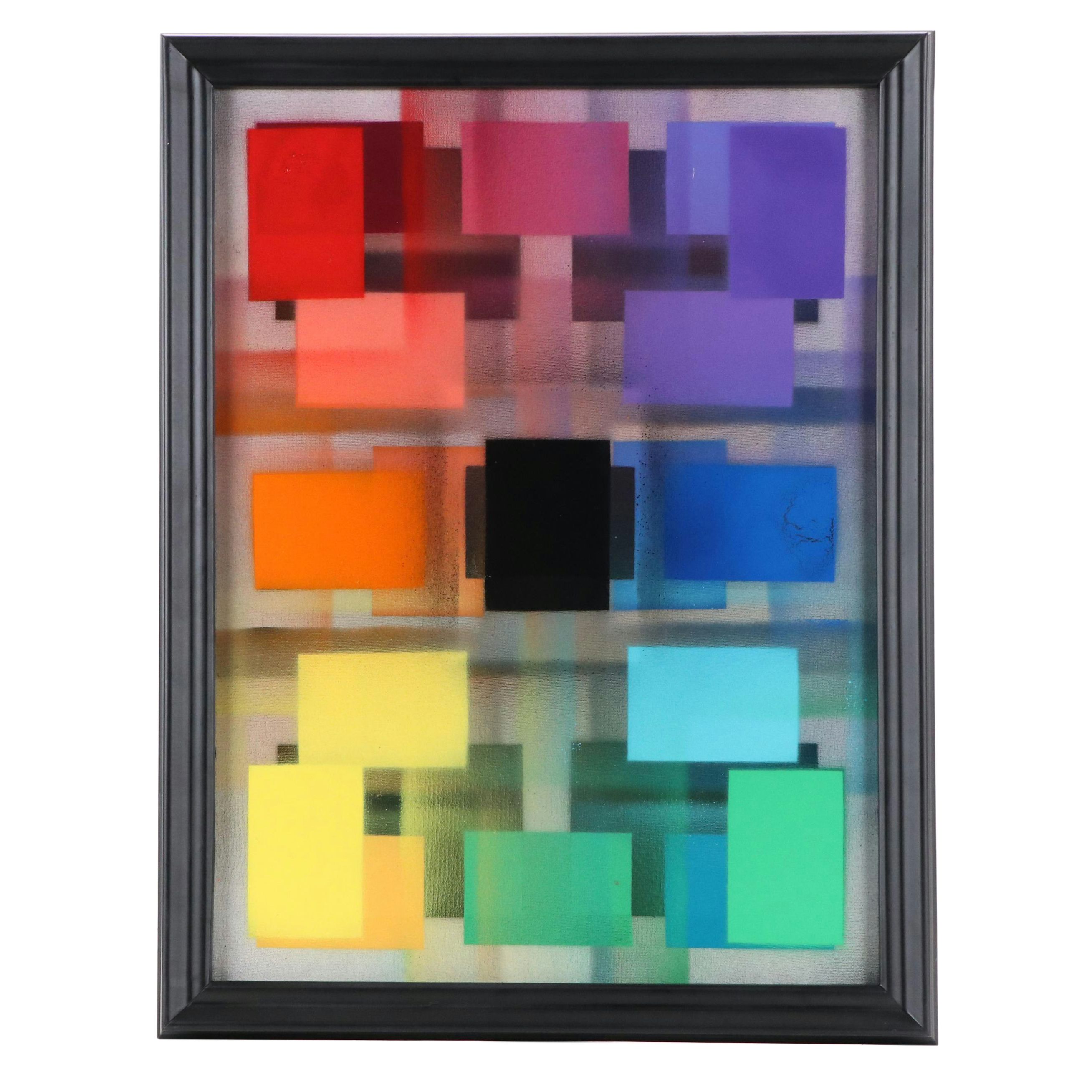 Jason Michael Durham Abstract Mixed Media Painting "Transformation," 2025