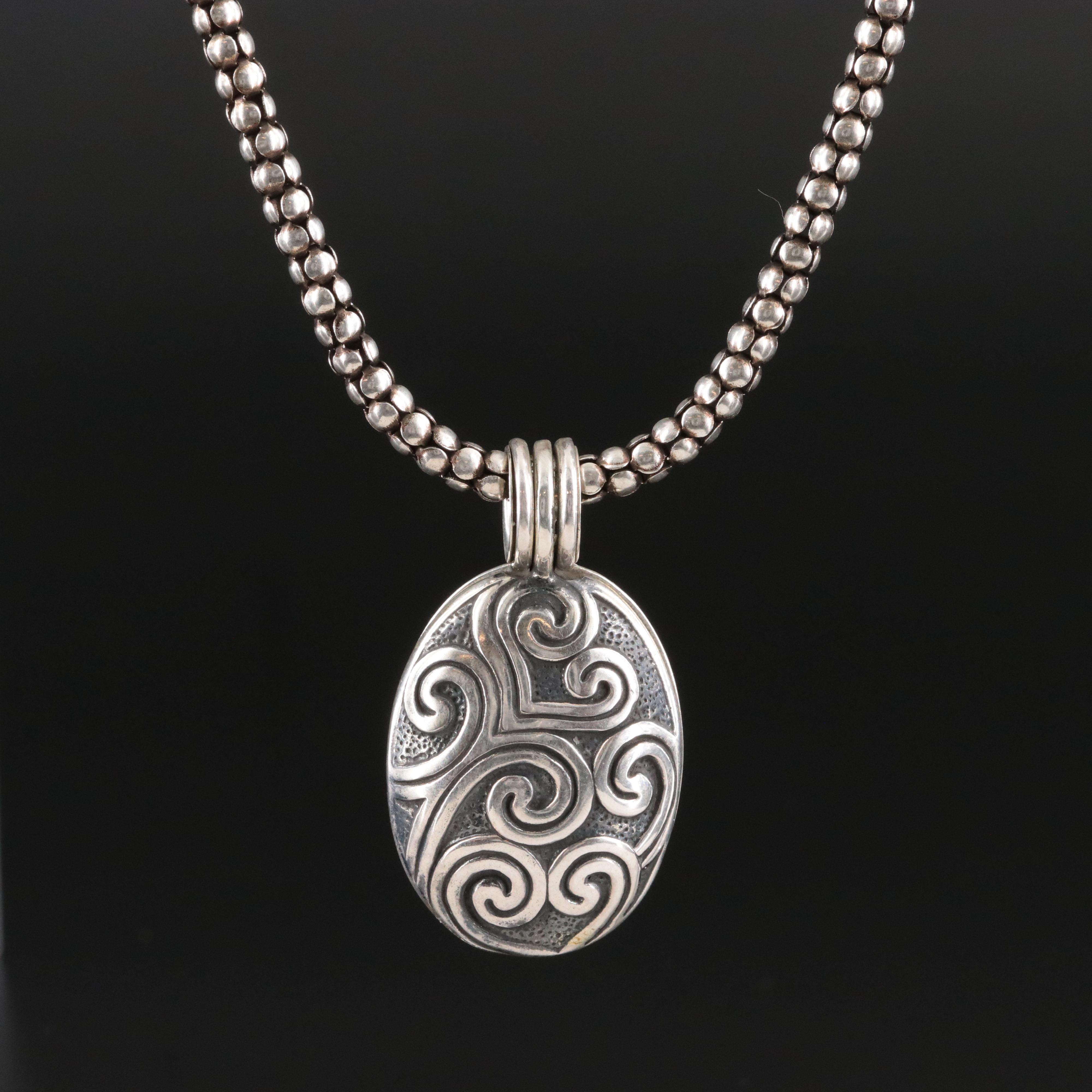 Silpada Sterling Locket Necklace