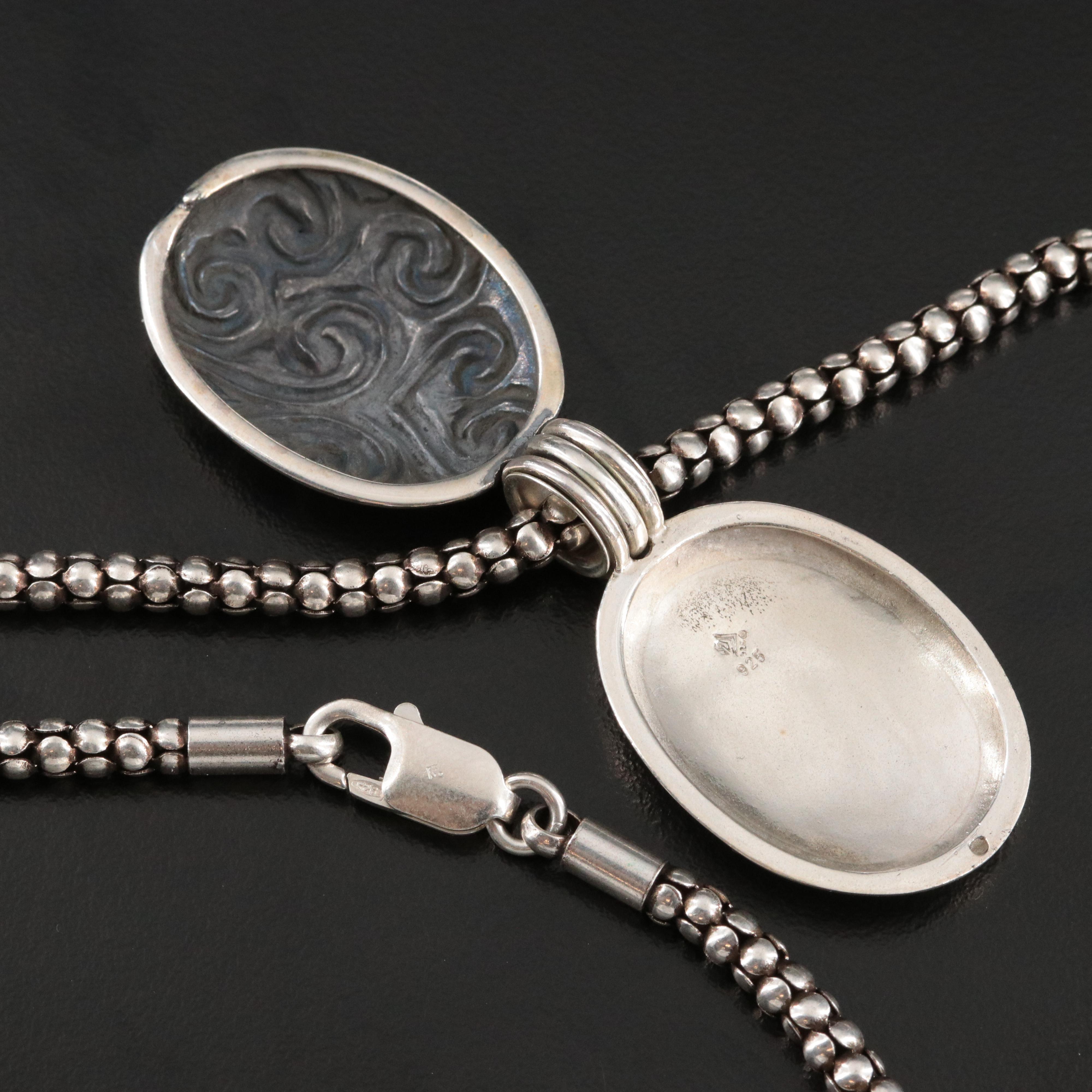 Silpada Sterling Locket Necklace