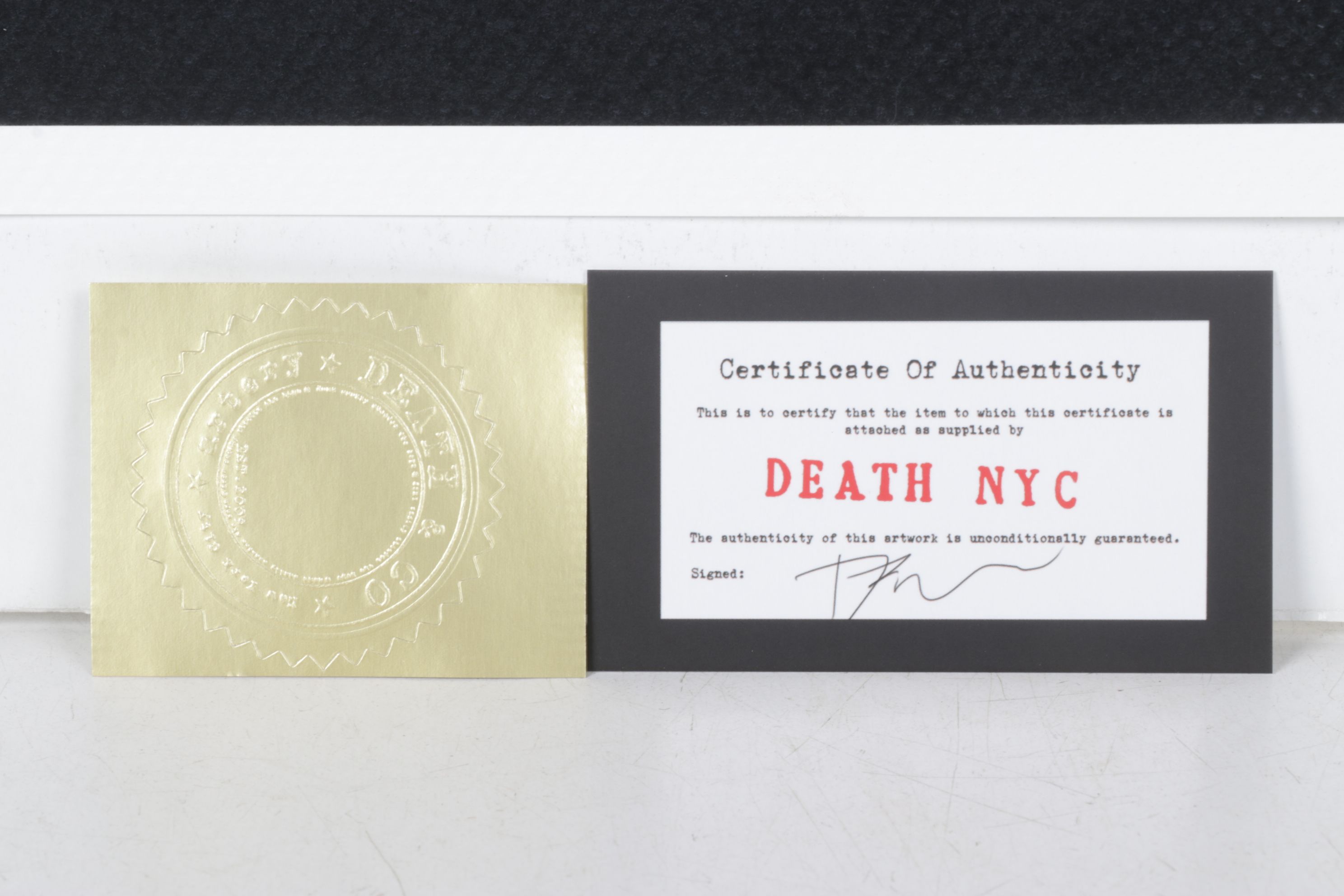 Death NYC Pop Art Digital Graphic Print "Andy Warhol and Alice," 2020