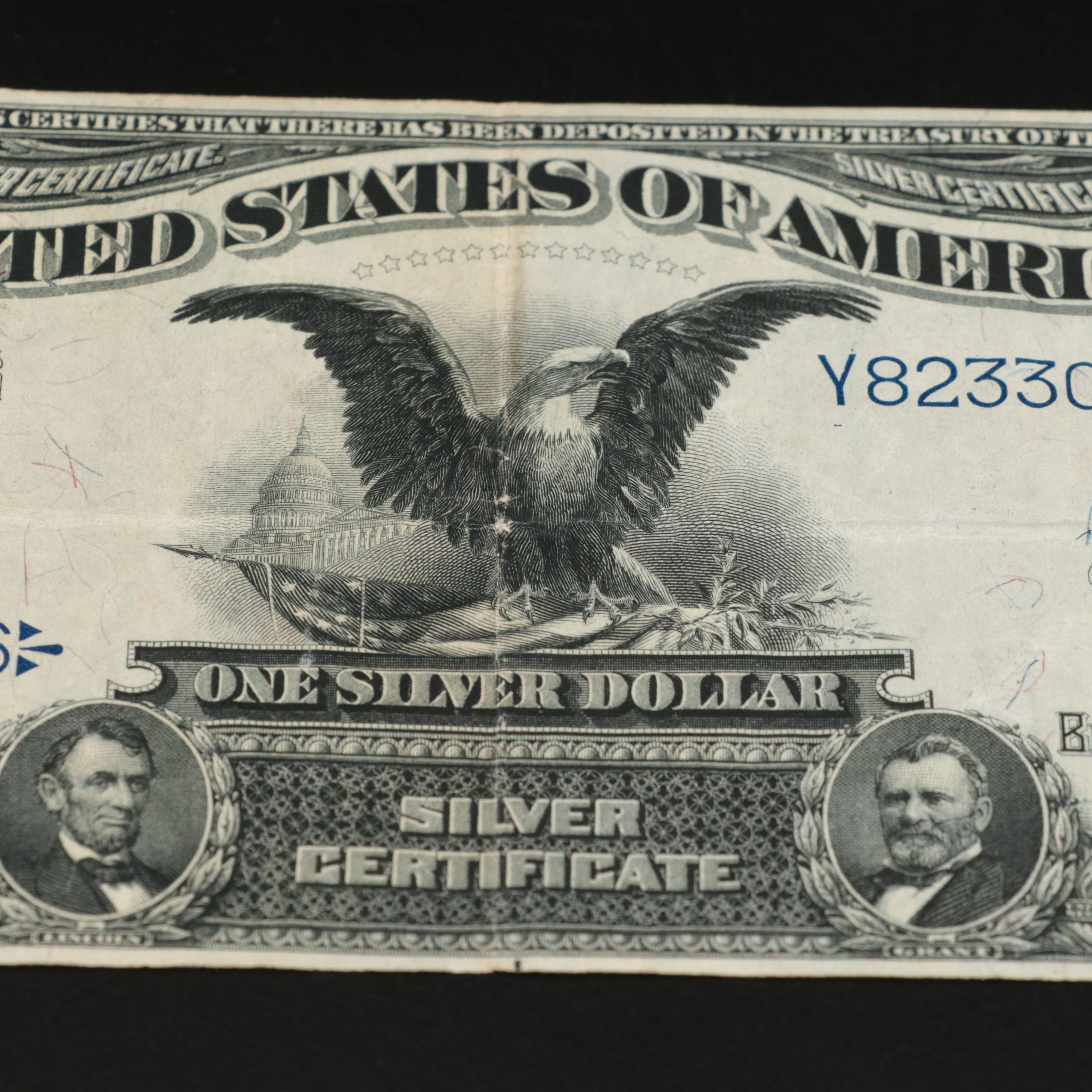 1899 Black Eagle One Dollar Silver Certificate