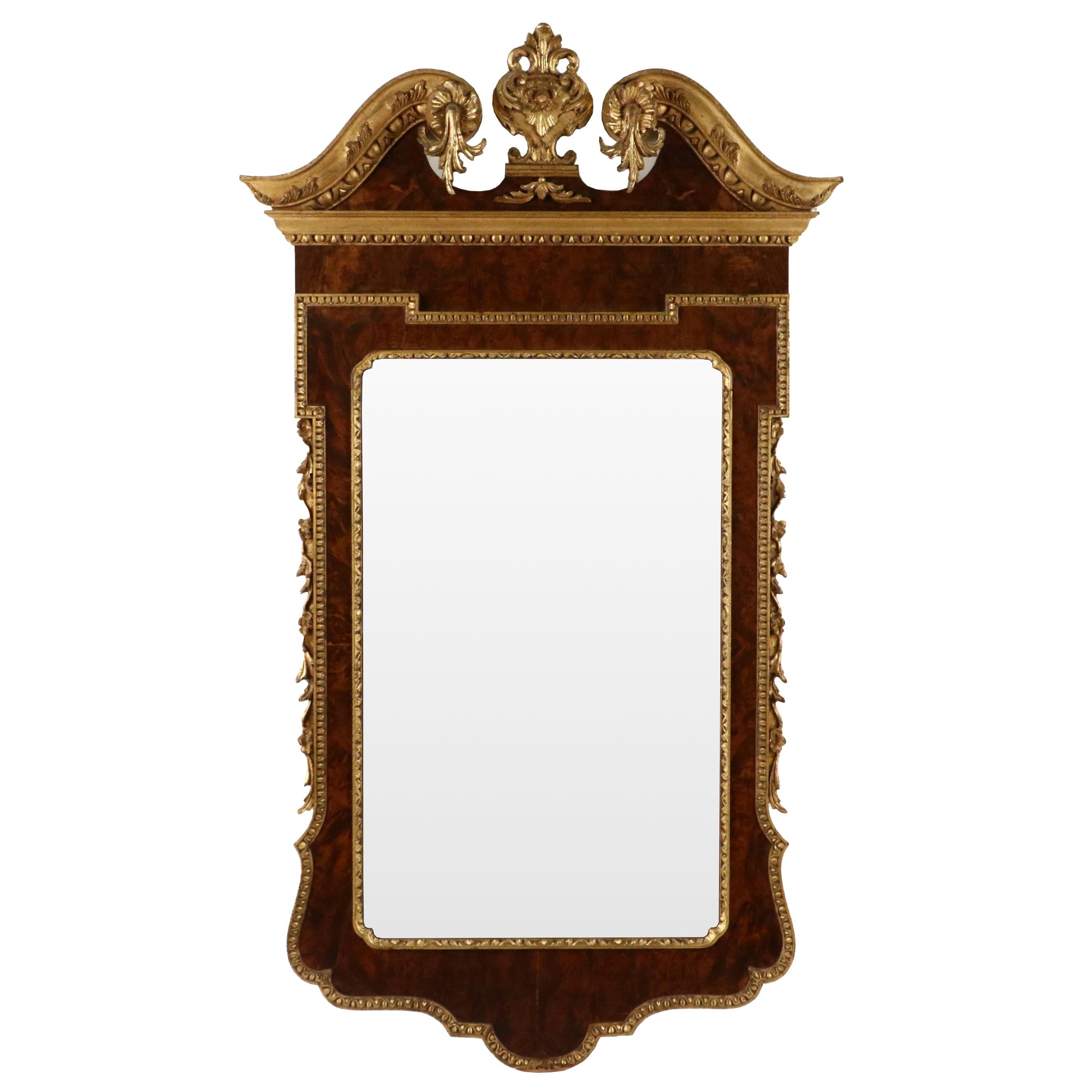 Chippendale Style Gilded Wall Mirror
