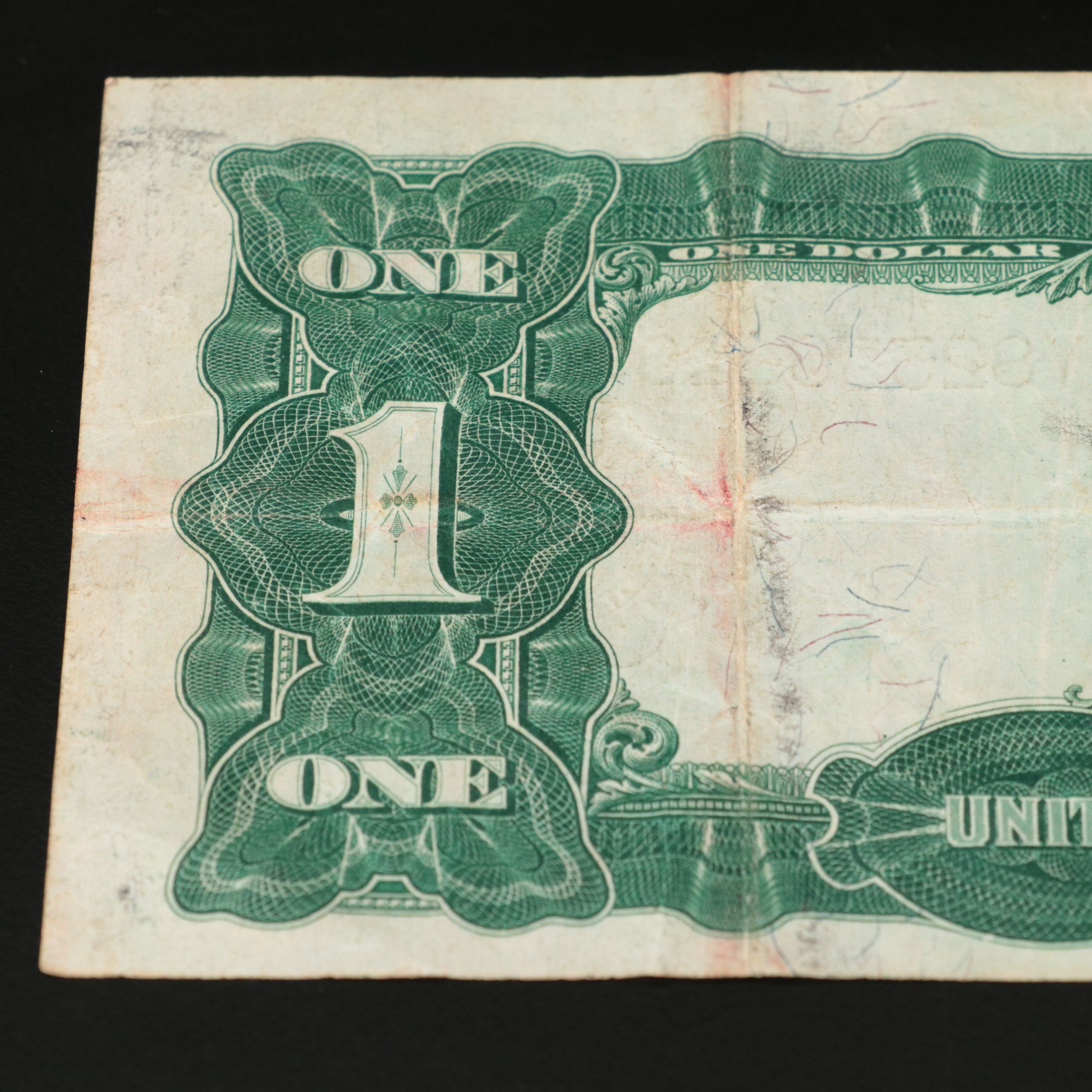 1899 Black Eagle One Dollar Silver Certificate