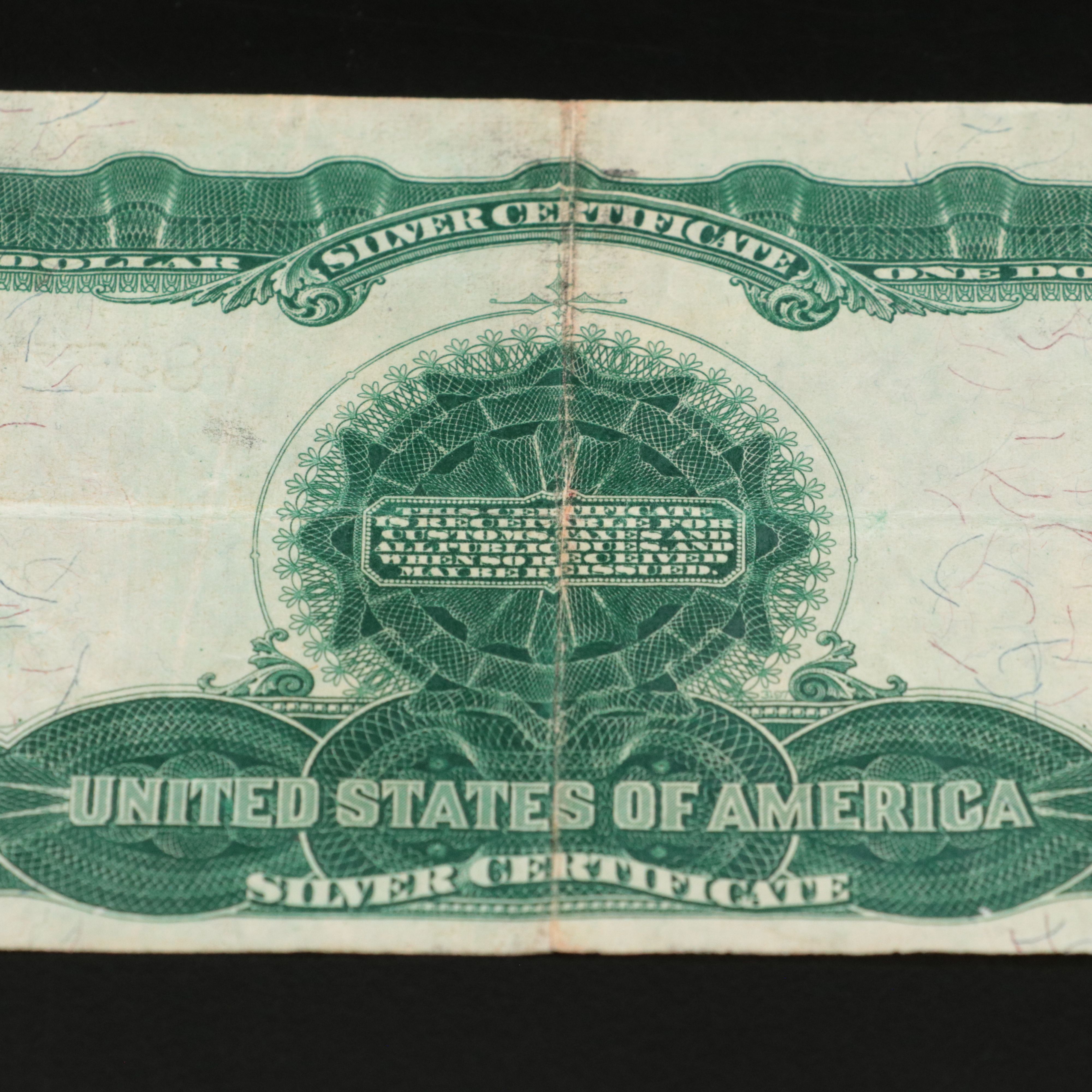 1899 Black Eagle One Dollar Silver Certificate