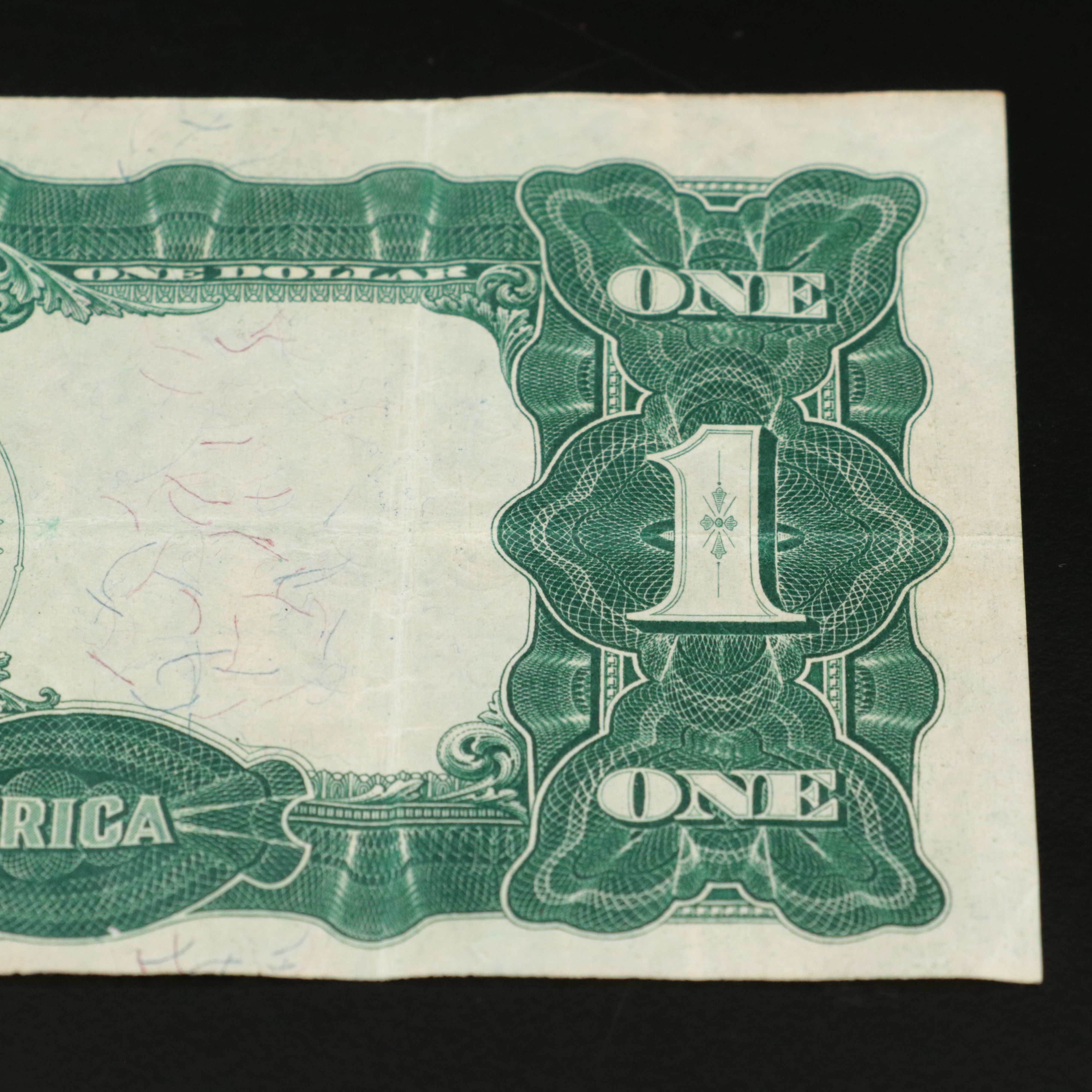 1899 Black Eagle One Dollar Silver Certificate