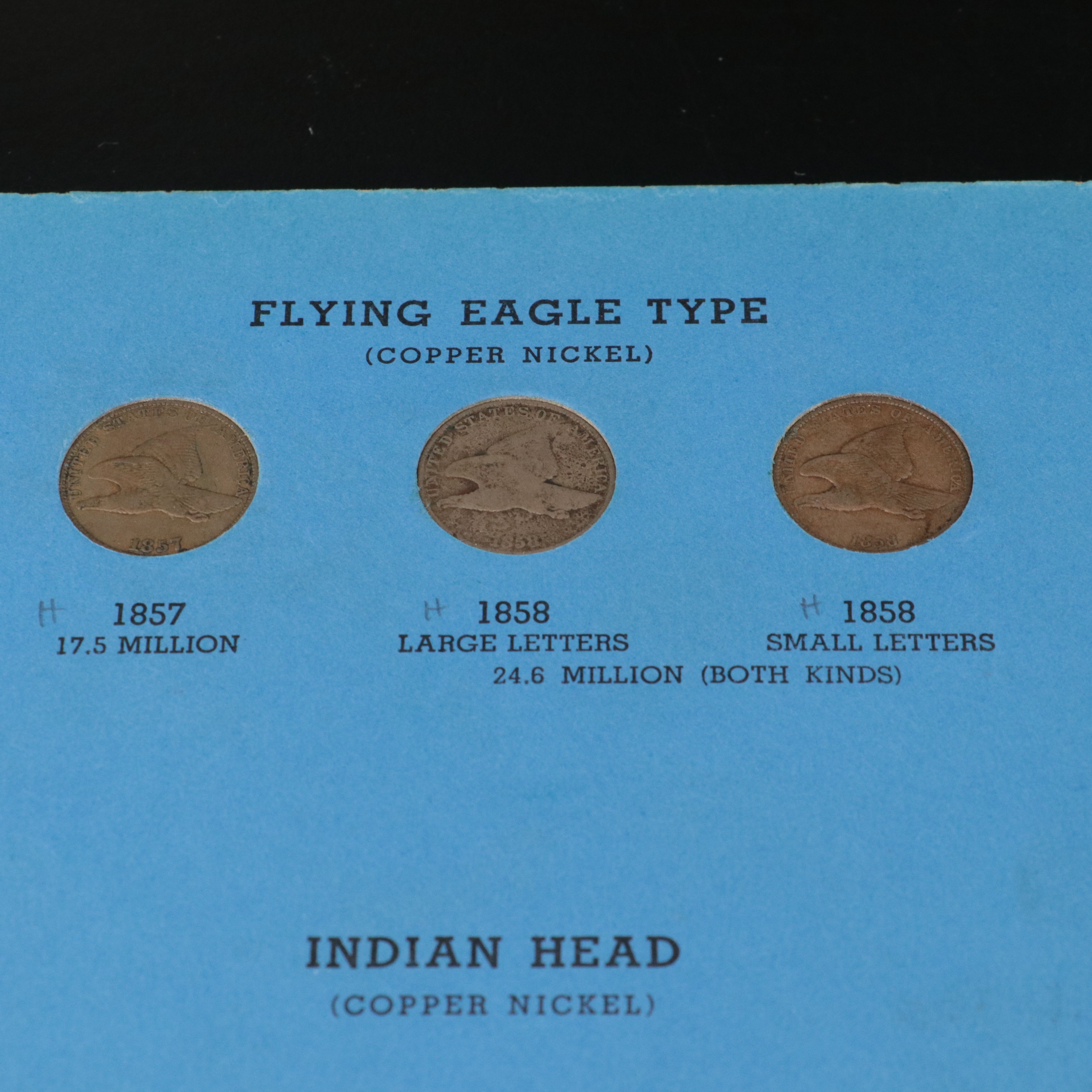 Partial Set of Fifteen lndian Cents