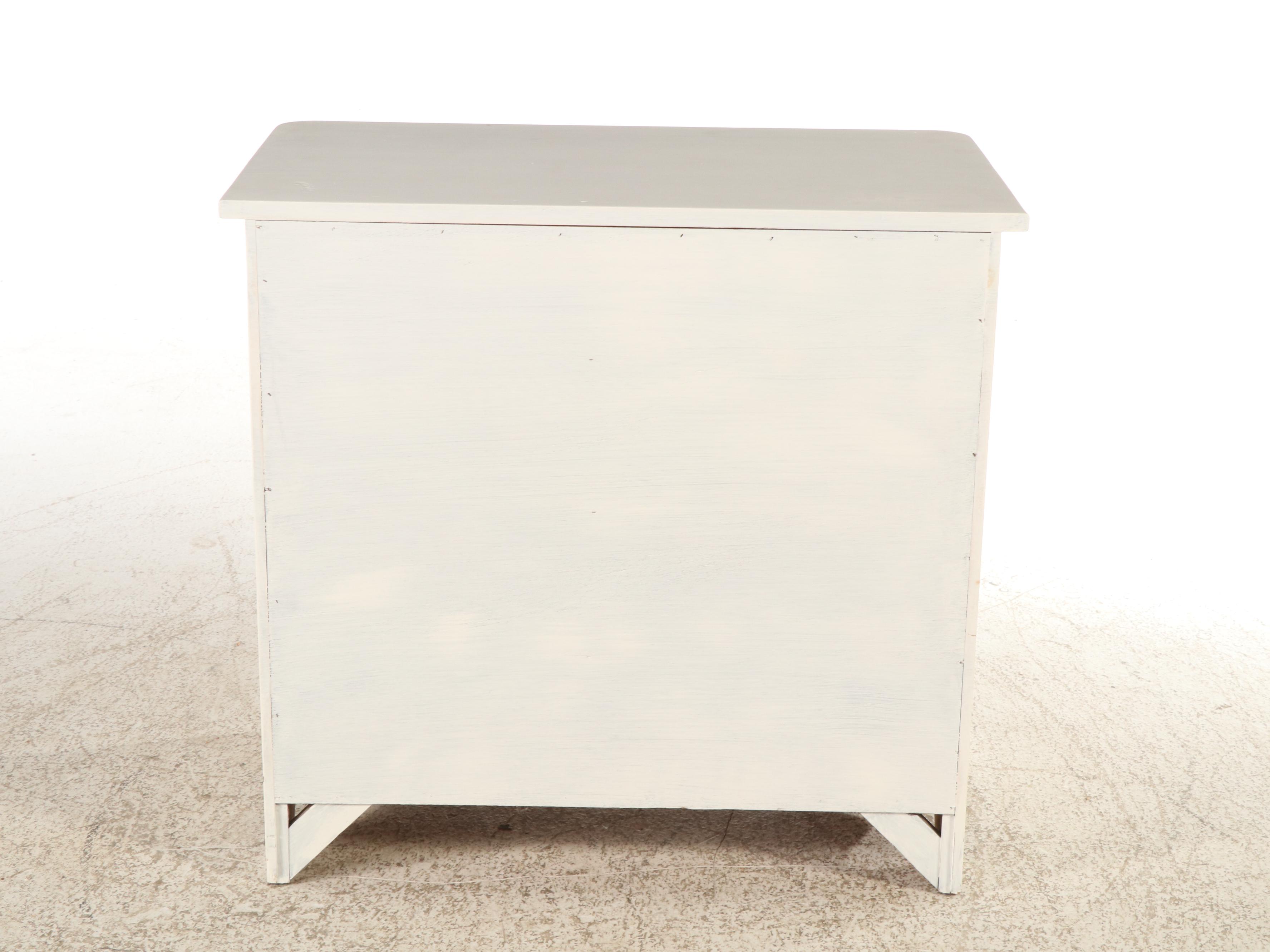 Victorian Style Painted Wood Chest of Drawers