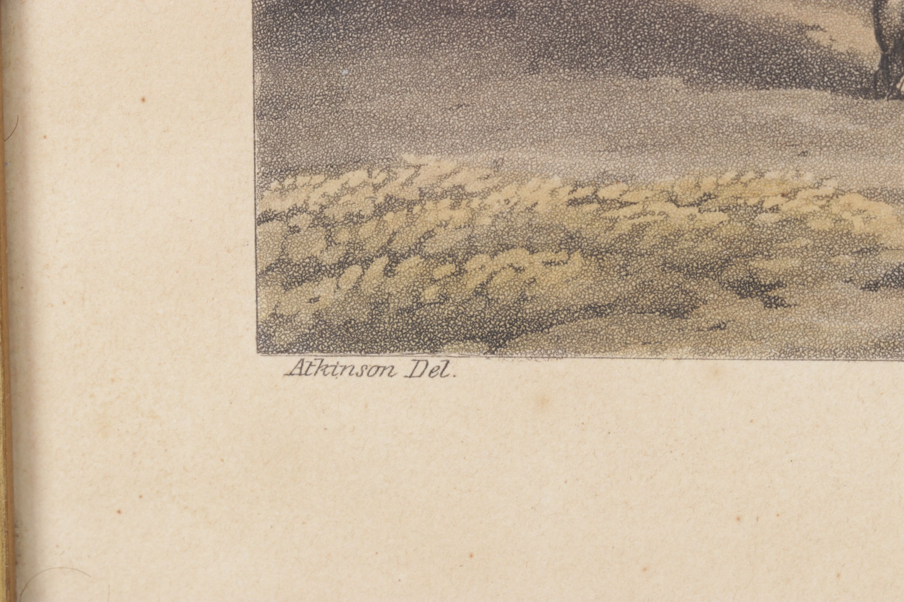 Edward Orme Lithograph After J. Atkinson "Capture of General Paget", 1817