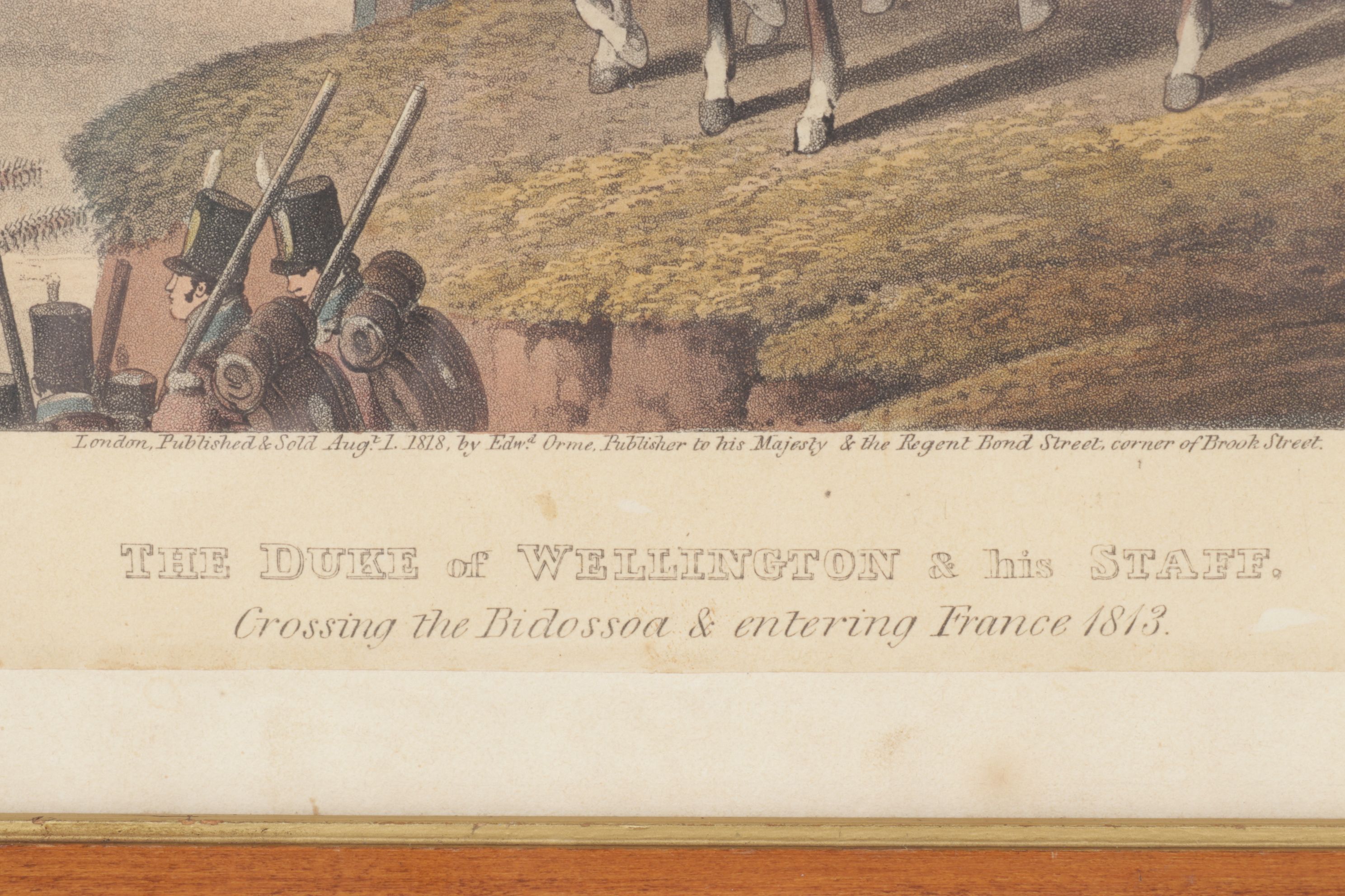 Edward Orme Lithograph After Riguad "The Duke of Wellington...", 1818