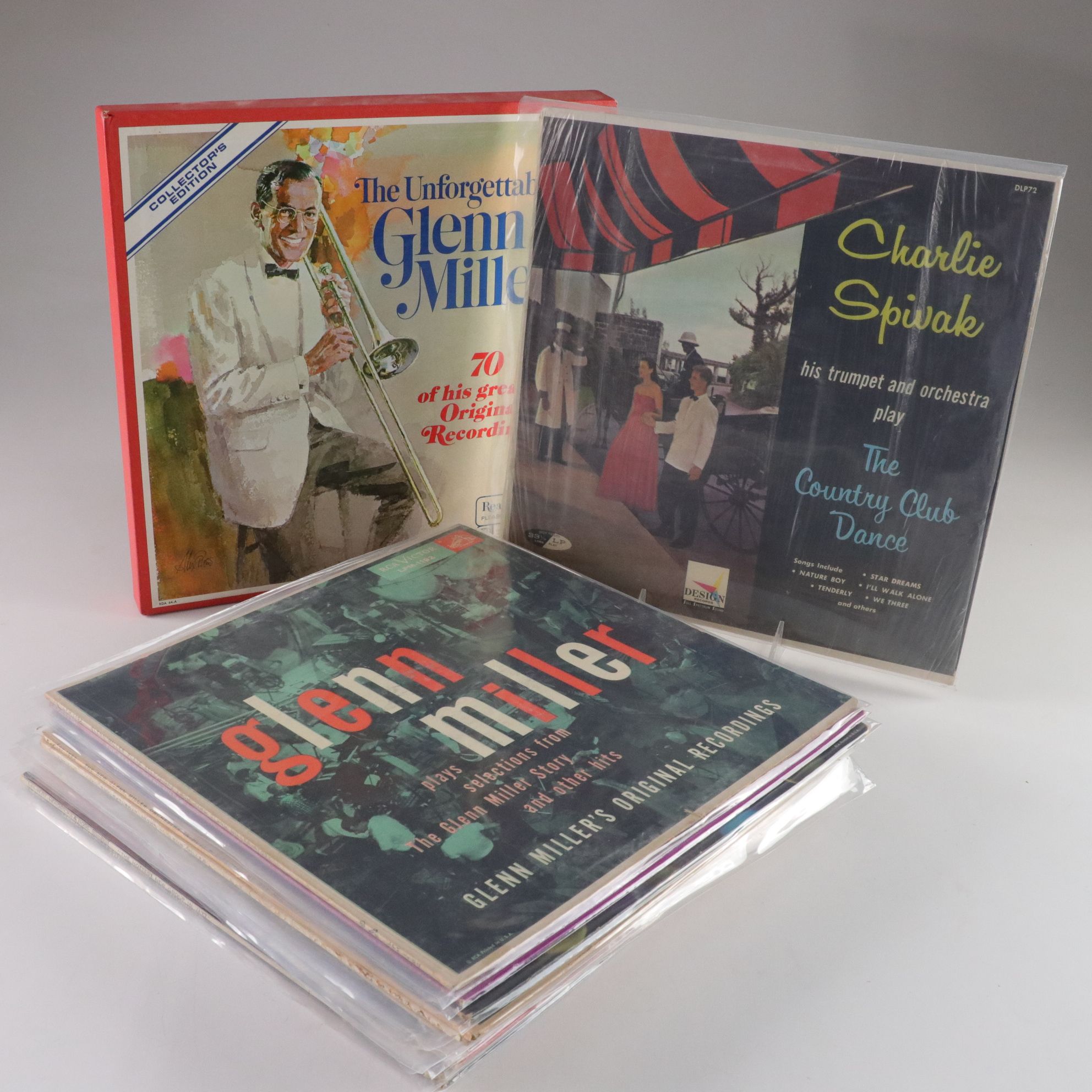 "The Unforgettable Glenn Miller" Box with Count Basie and More Vinyl Records