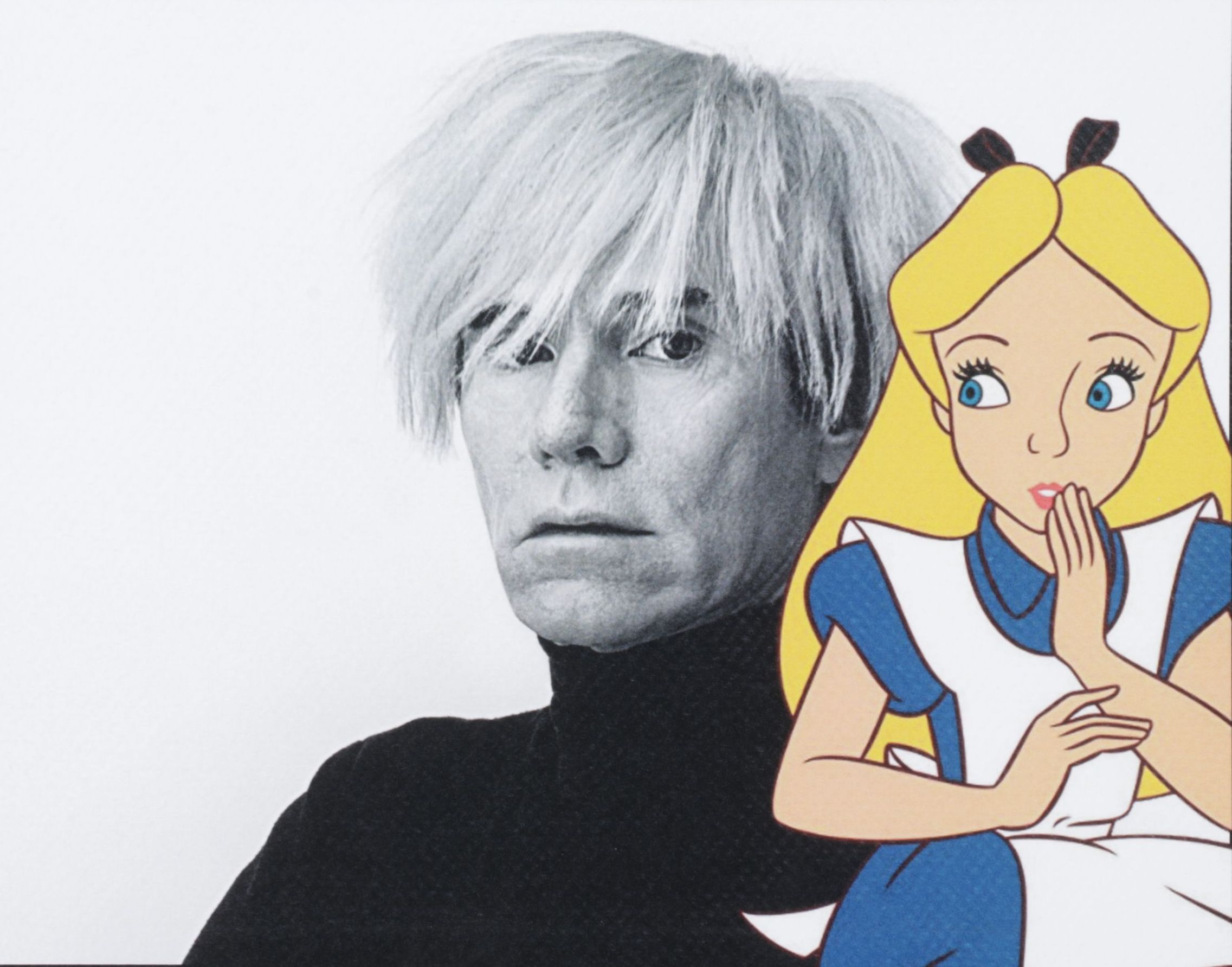 Death NYC Pop Art Digital Graphic Print "Andy Warhol and Alice," 2020