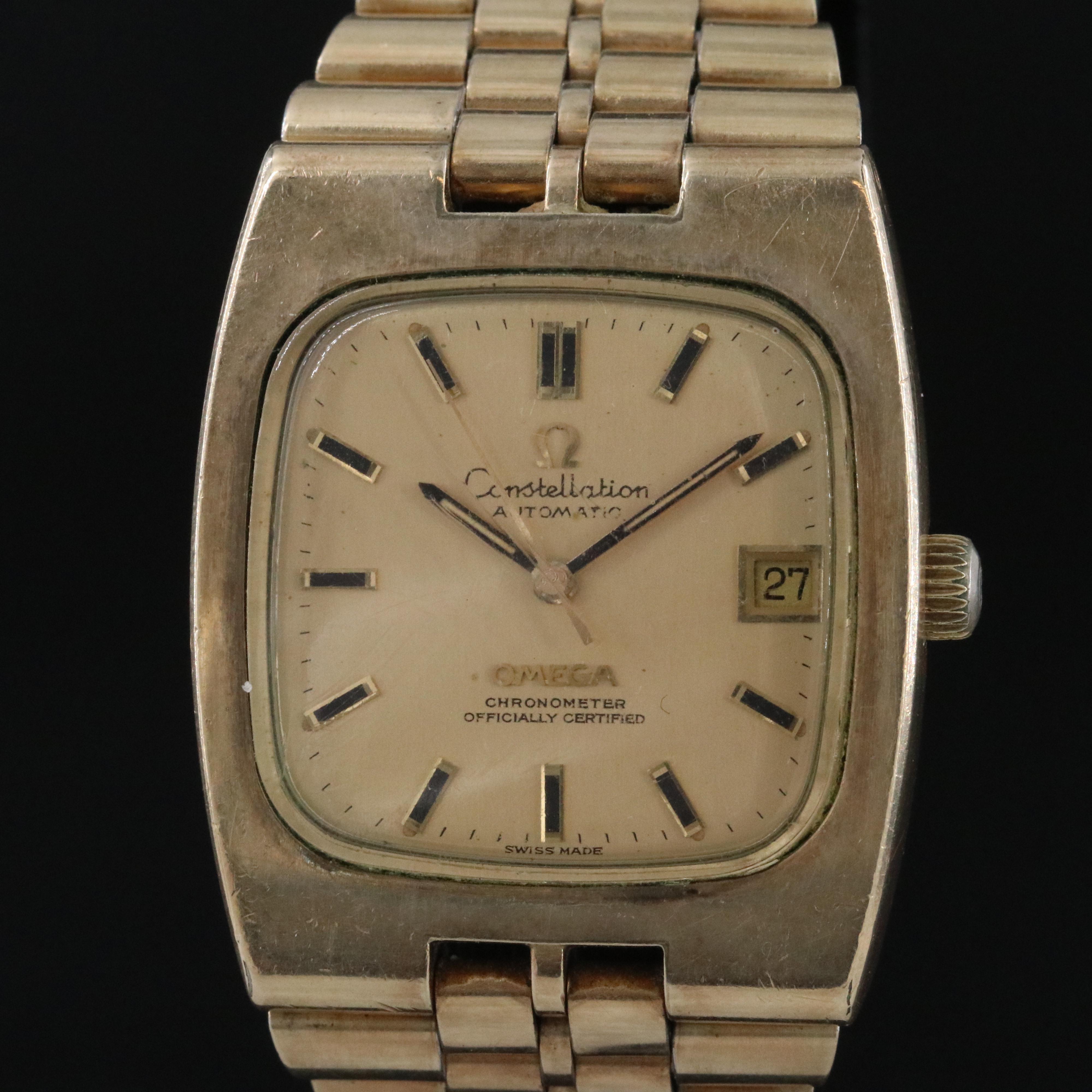 1971 Omega Constellation Automatic Date Watch