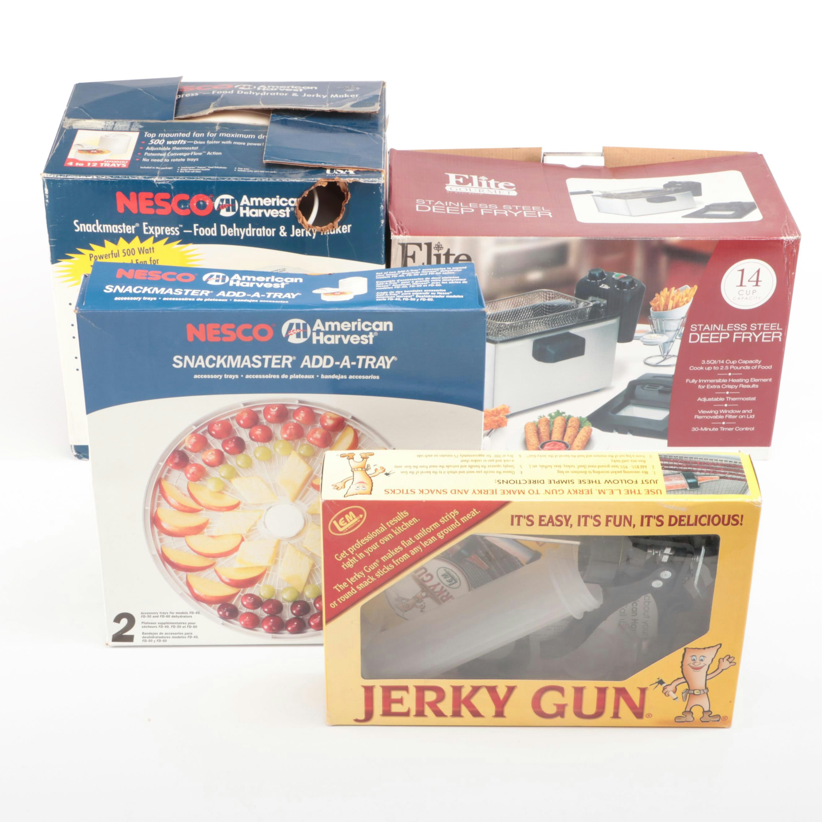 Elite Gourmet Deep Fryer with Other Kitchen Appliances and Gadgets