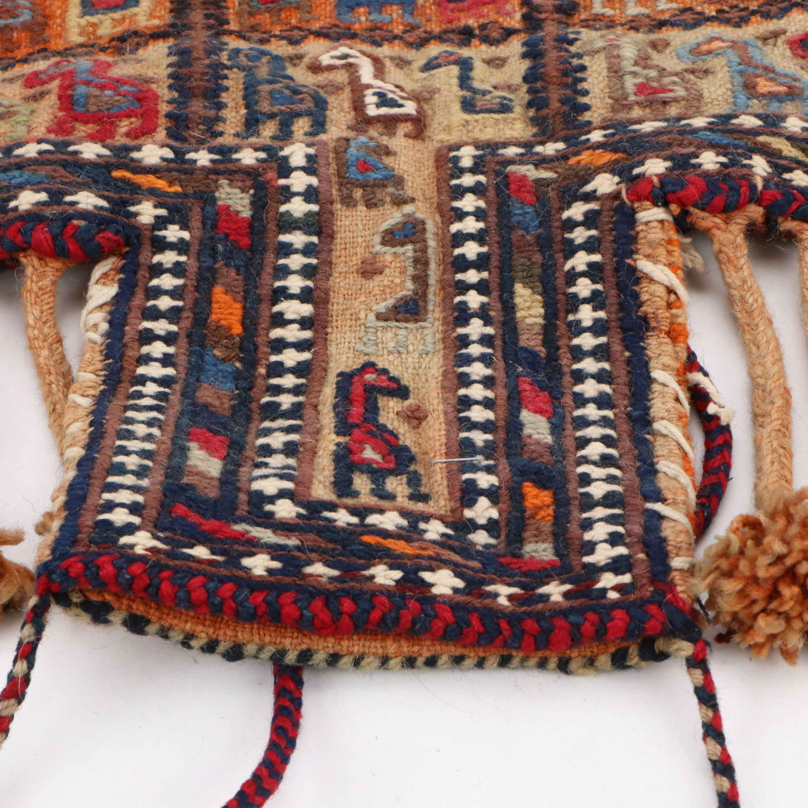 Handmade Persian Mixed Technique Salt Bag