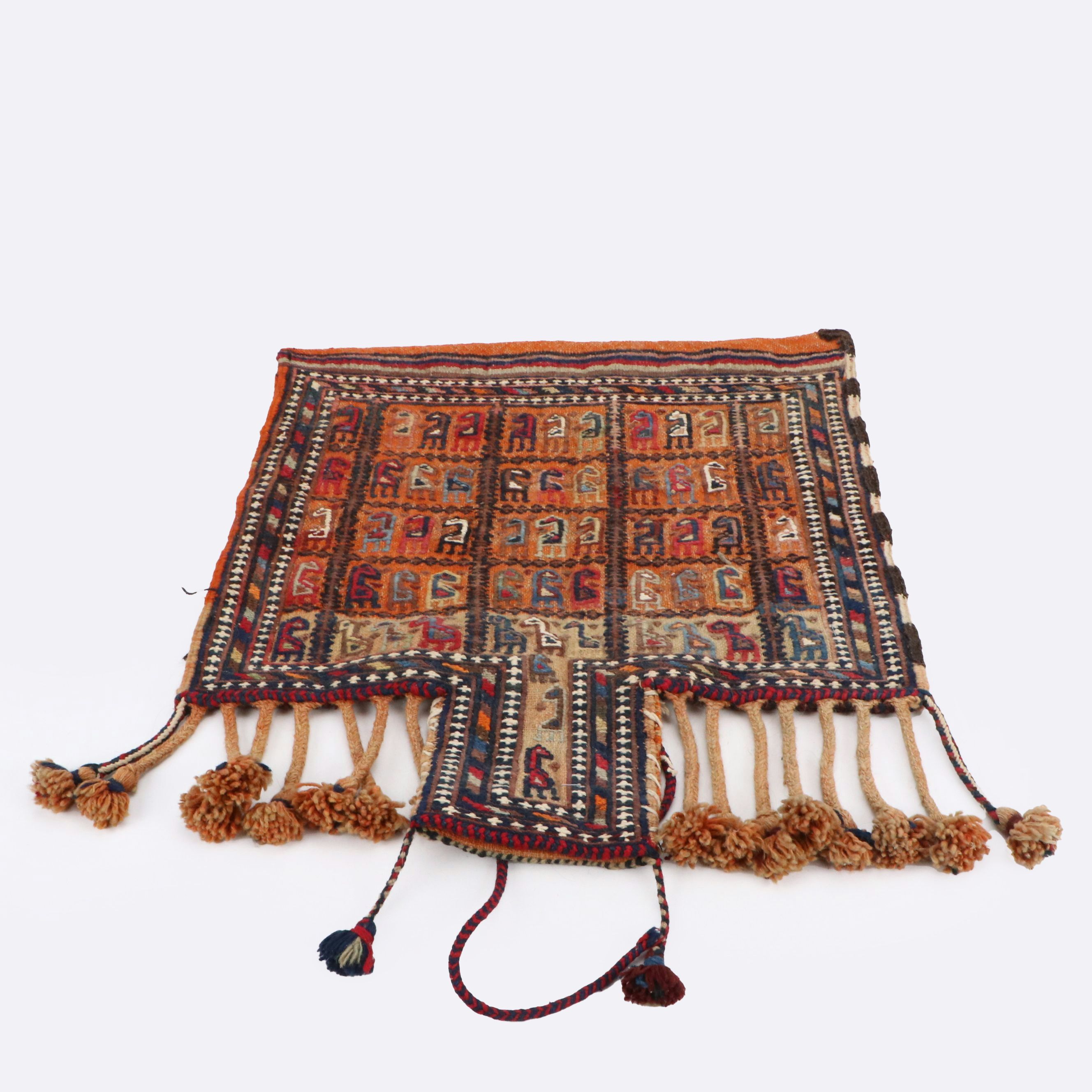 Handmade Persian Mixed Technique Salt Bag