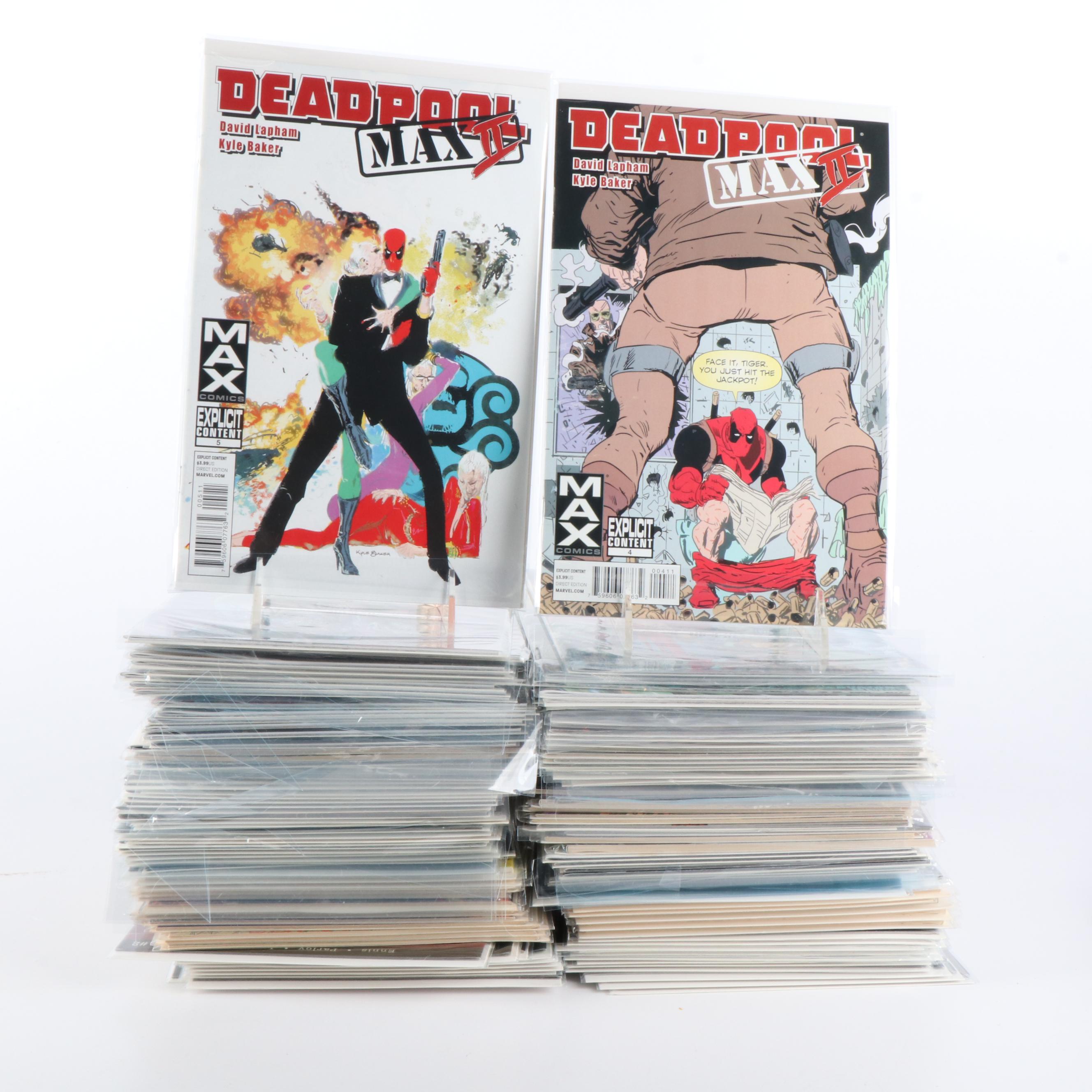 200+ Modern Age Comic Book Collection Including "Deadpool" and "The Punisher"