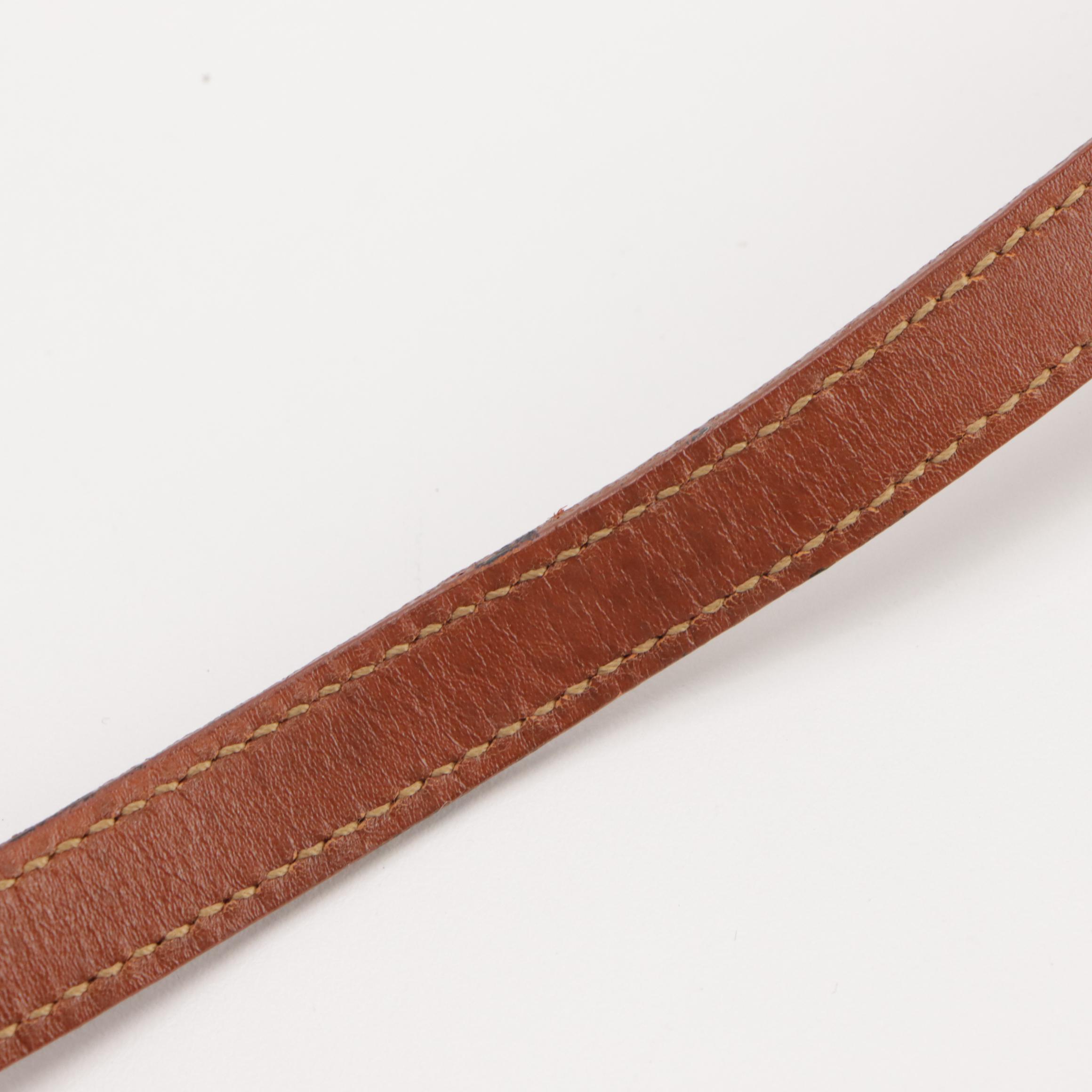 Fendi Two-Way Dome Bag in Pequin Stripe Coated Canvas