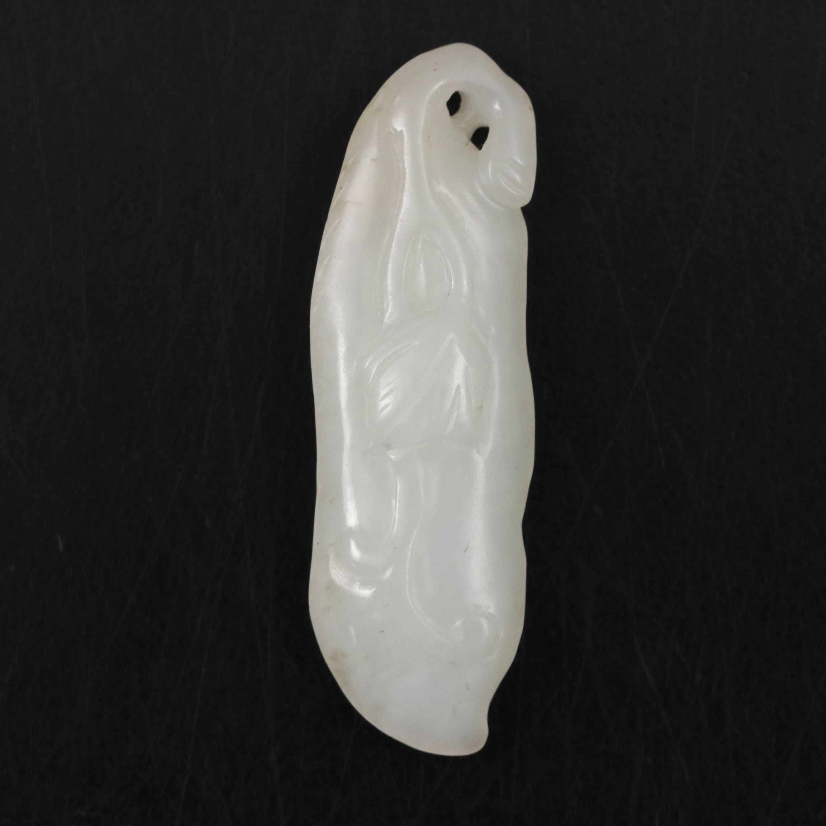 Chinese Carved Serpentine Pendant
