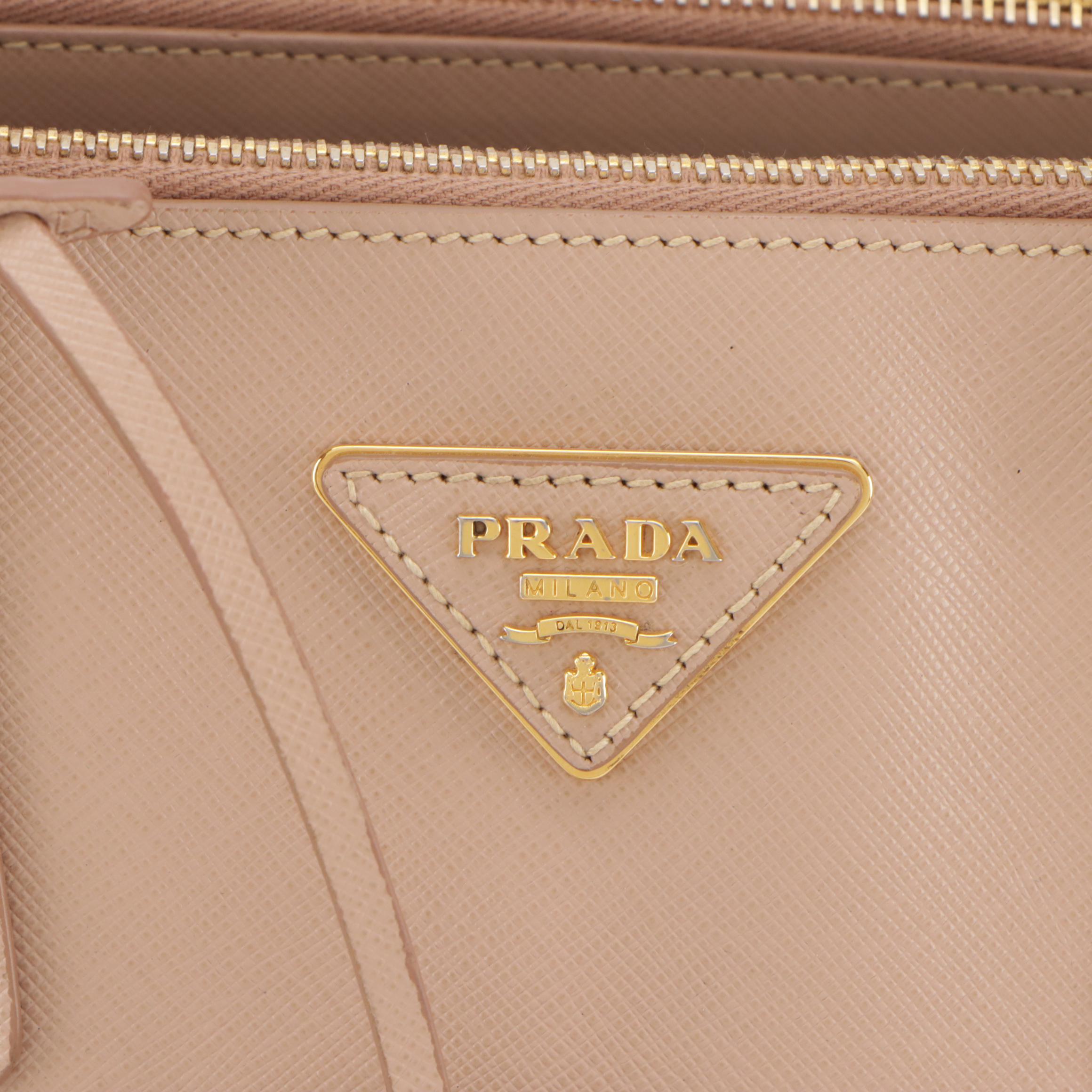 Prada Medium Galleria Two-Way Tote in Saffiano Leather