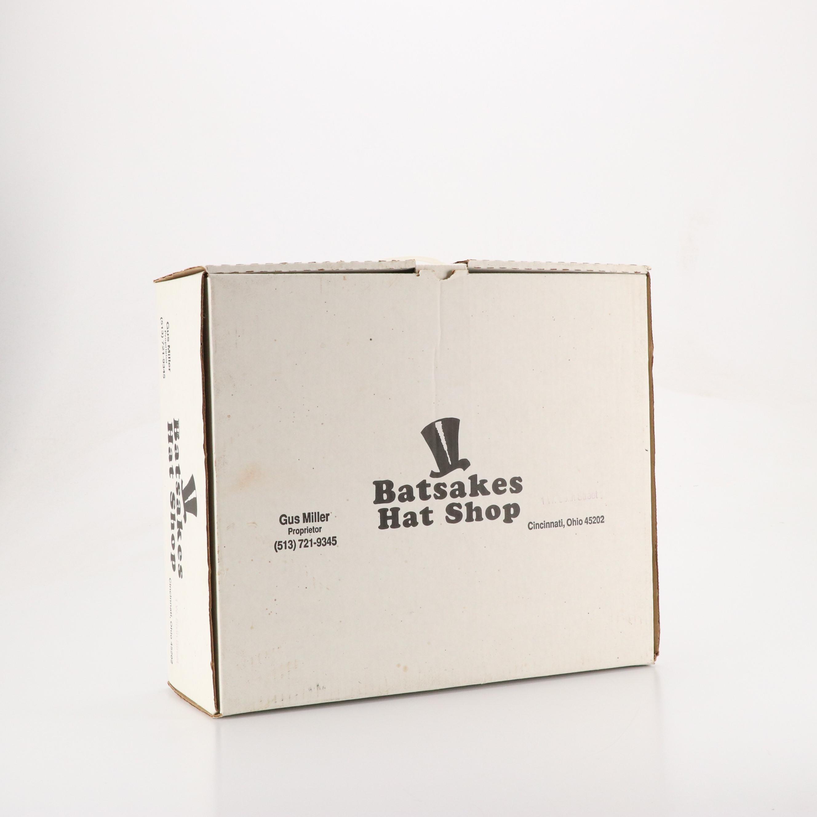 Gus Miller Gambler Hat in Fur Felt from Batsakes Hat Shop with Box