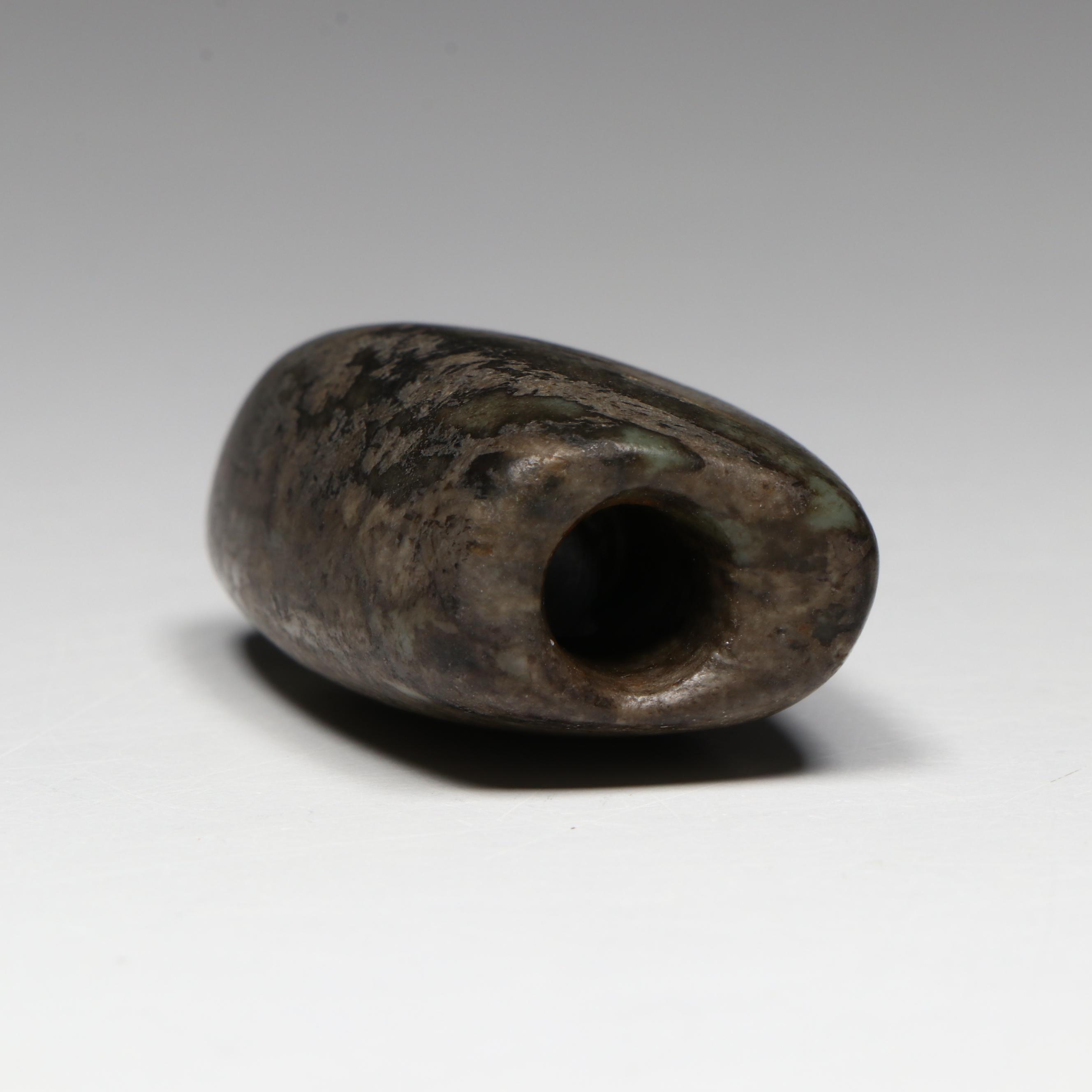 Chinese Carved Serpentine Bead