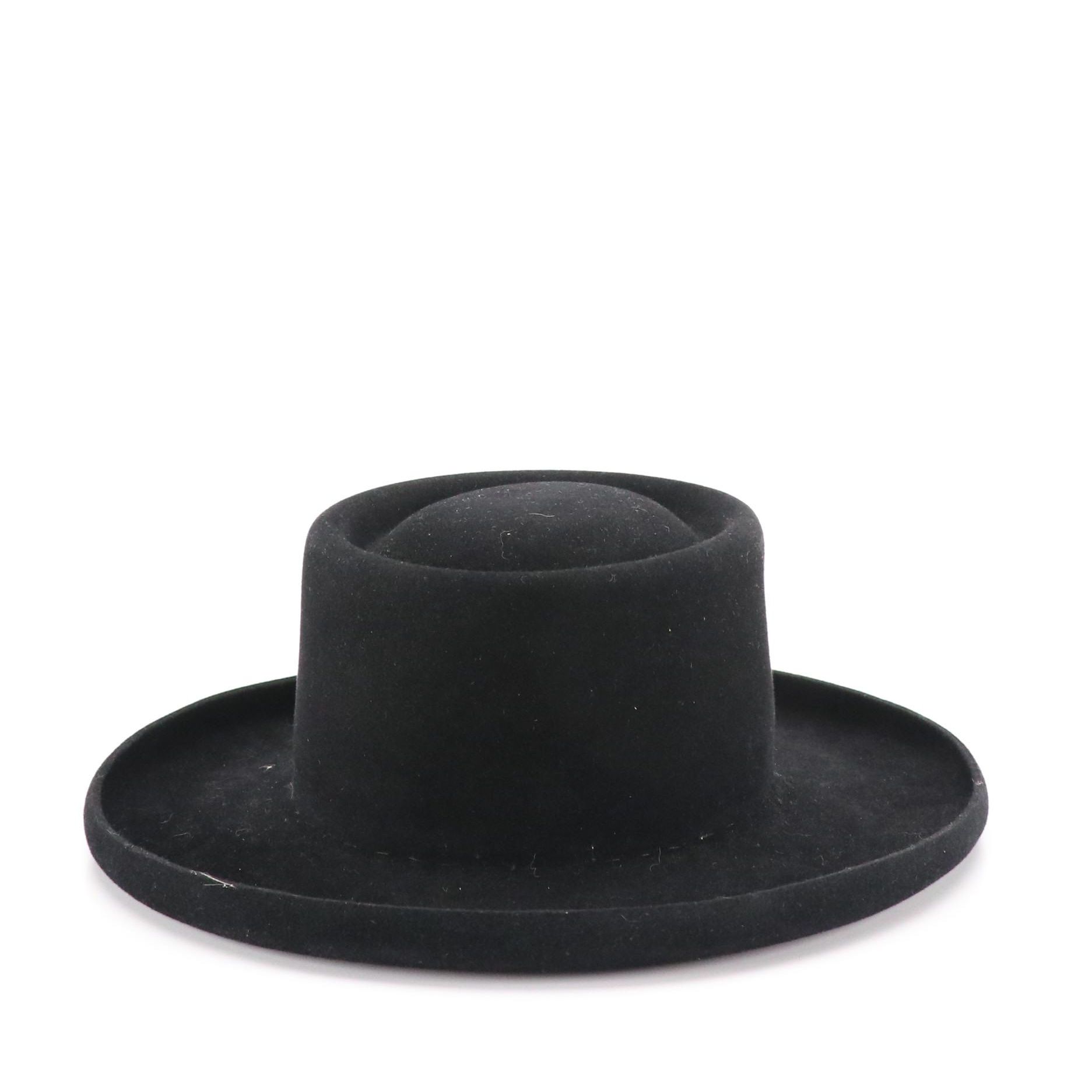 Gus Miller Gambler Hat in Fur Felt from Batsakes Hat Shop with Box