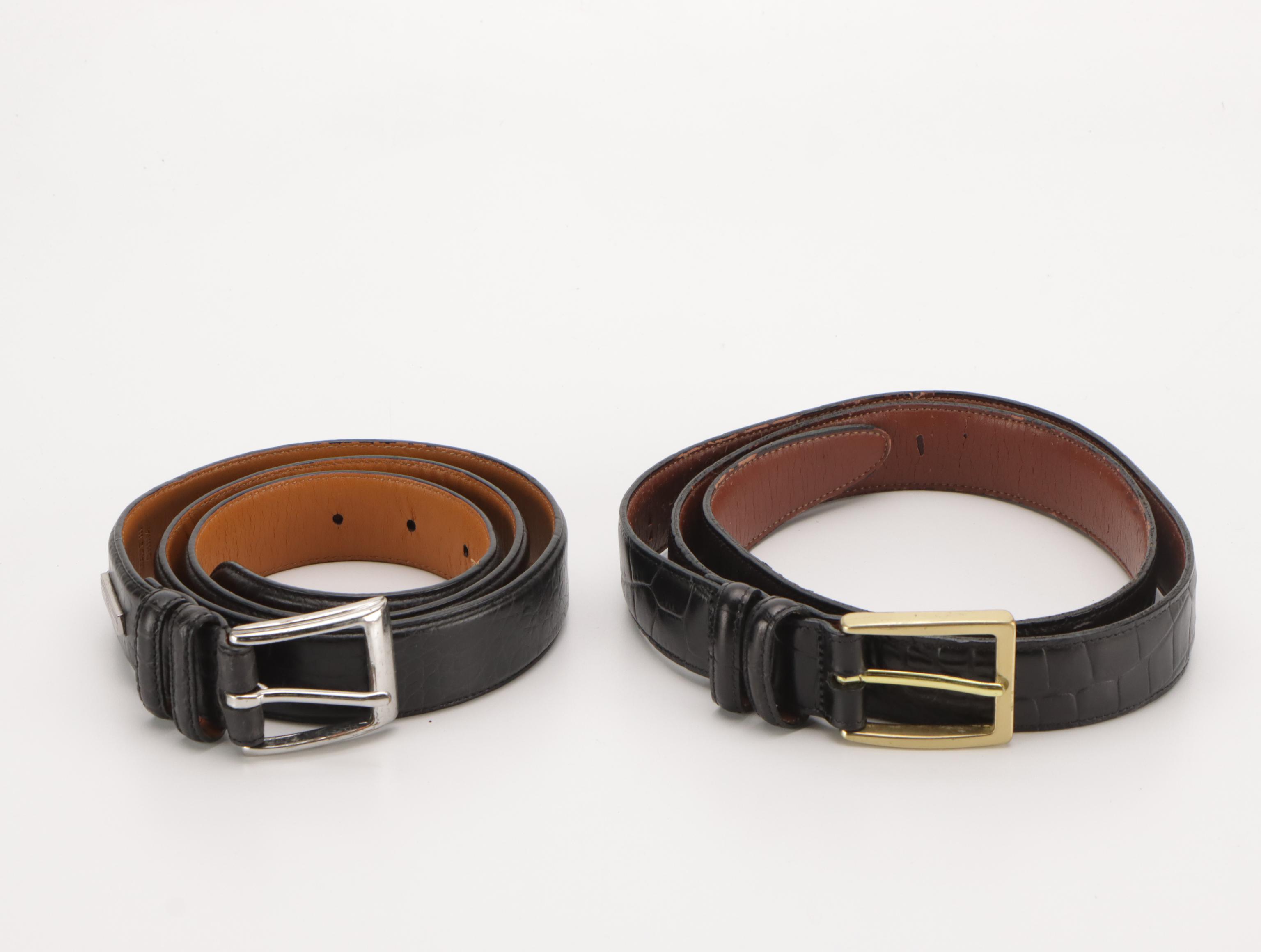 Men's Leather Belts from Polo Ralph Lauren, Coach, Brooks Brothers & Lands' End