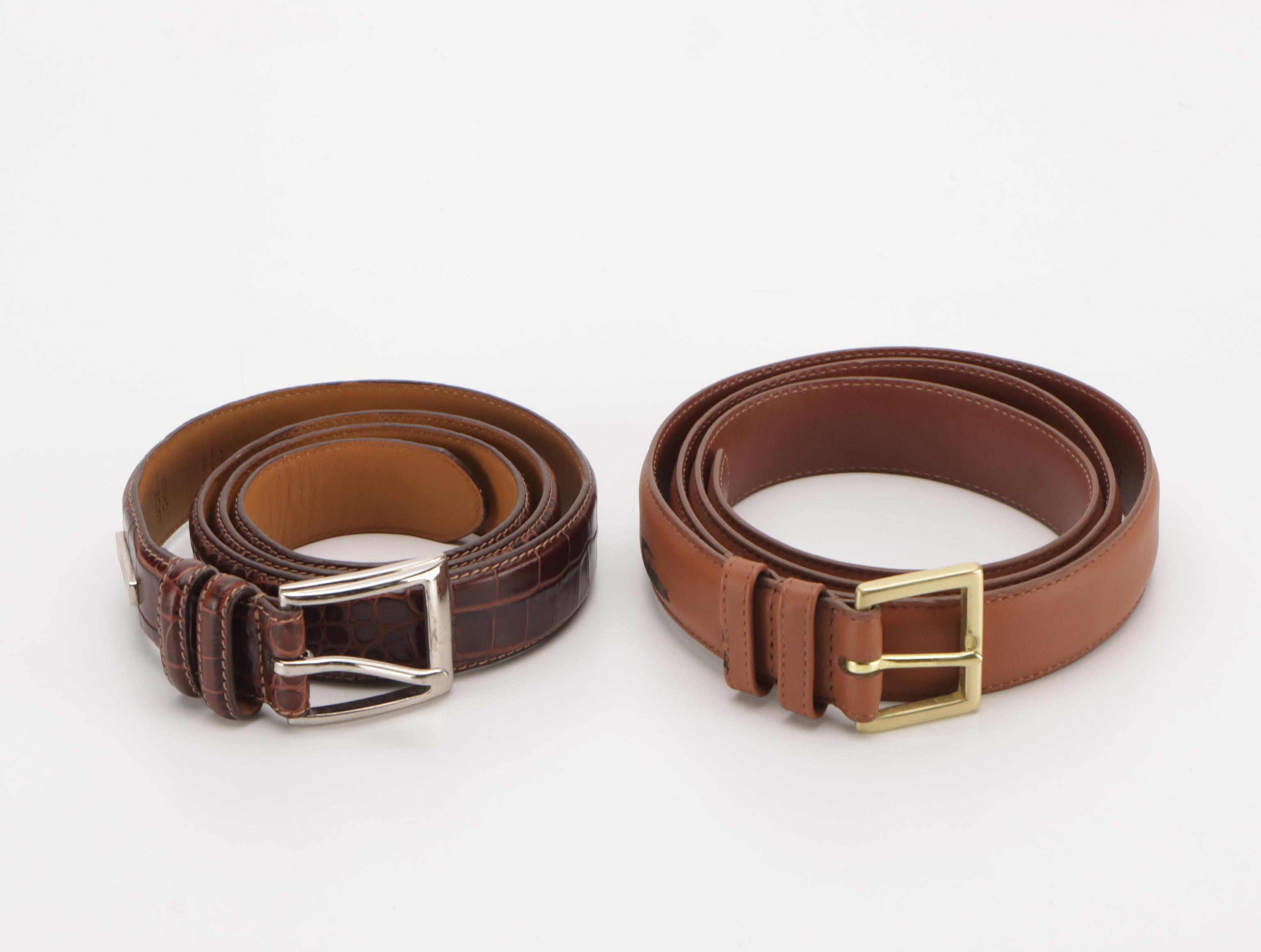 Men's Leather Belts from Polo Ralph Lauren, Coach, Brooks Brothers & Lands' End