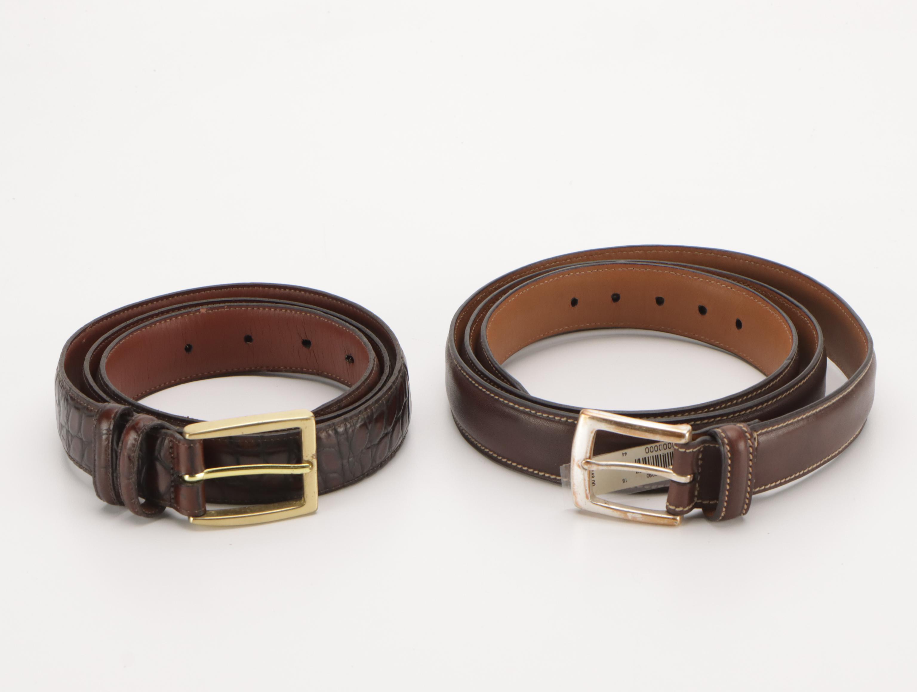 Men's Leather Belts from Polo Ralph Lauren, Coach, Brooks Brothers & Lands' End