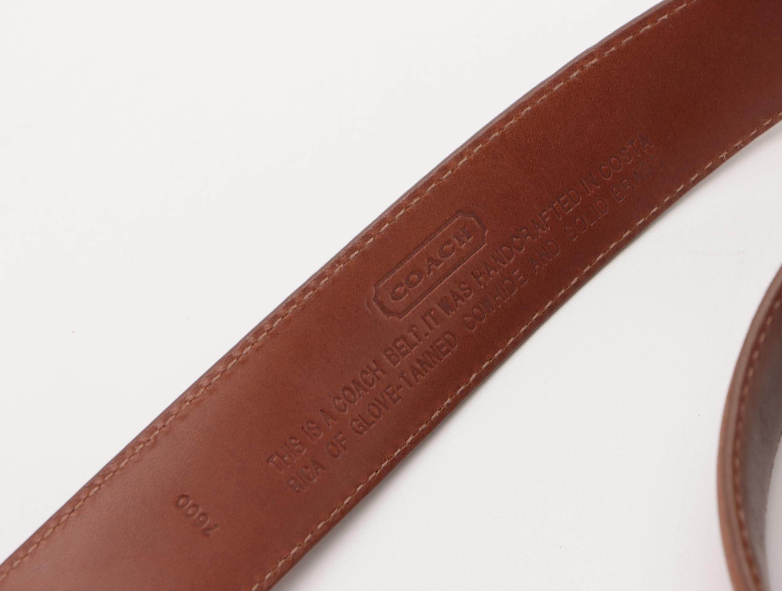 Men's Leather Belts from Polo Ralph Lauren, Coach, Brooks Brothers & Lands' End