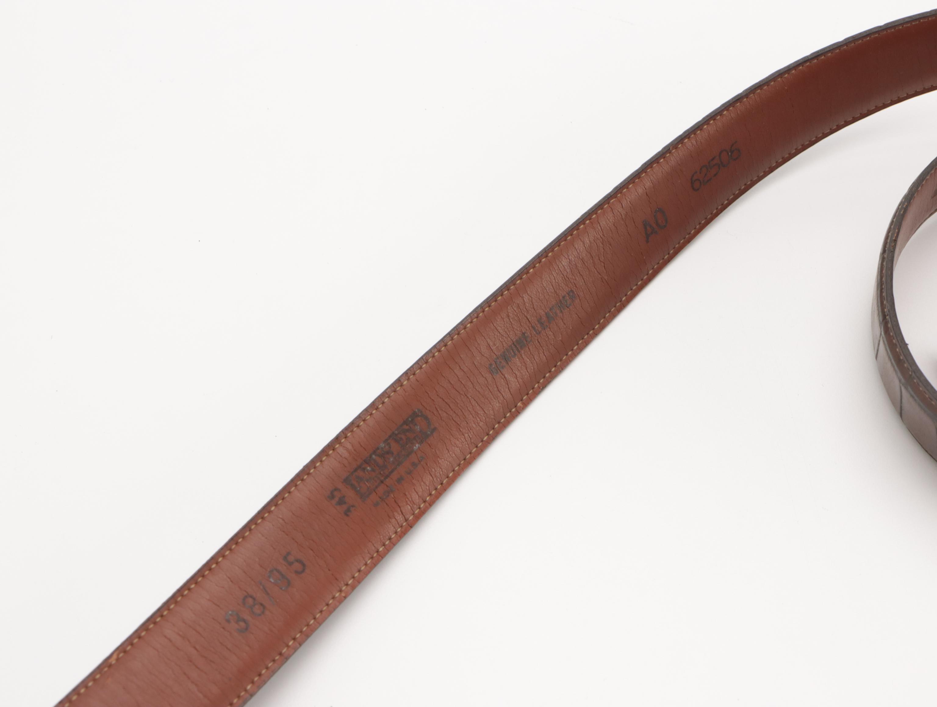 Men's Leather Belts from Polo Ralph Lauren, Coach, Brooks Brothers & Lands' End