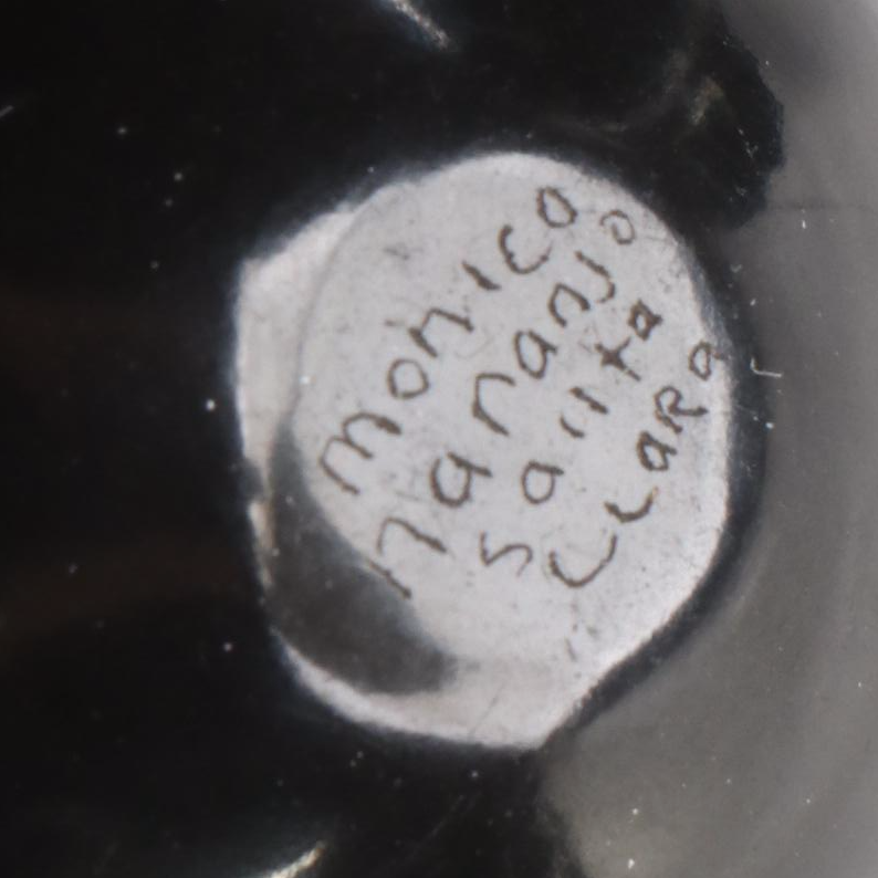 Monica Naranjo Santa Clara Sgraffito Ceramic Miniature Pot
