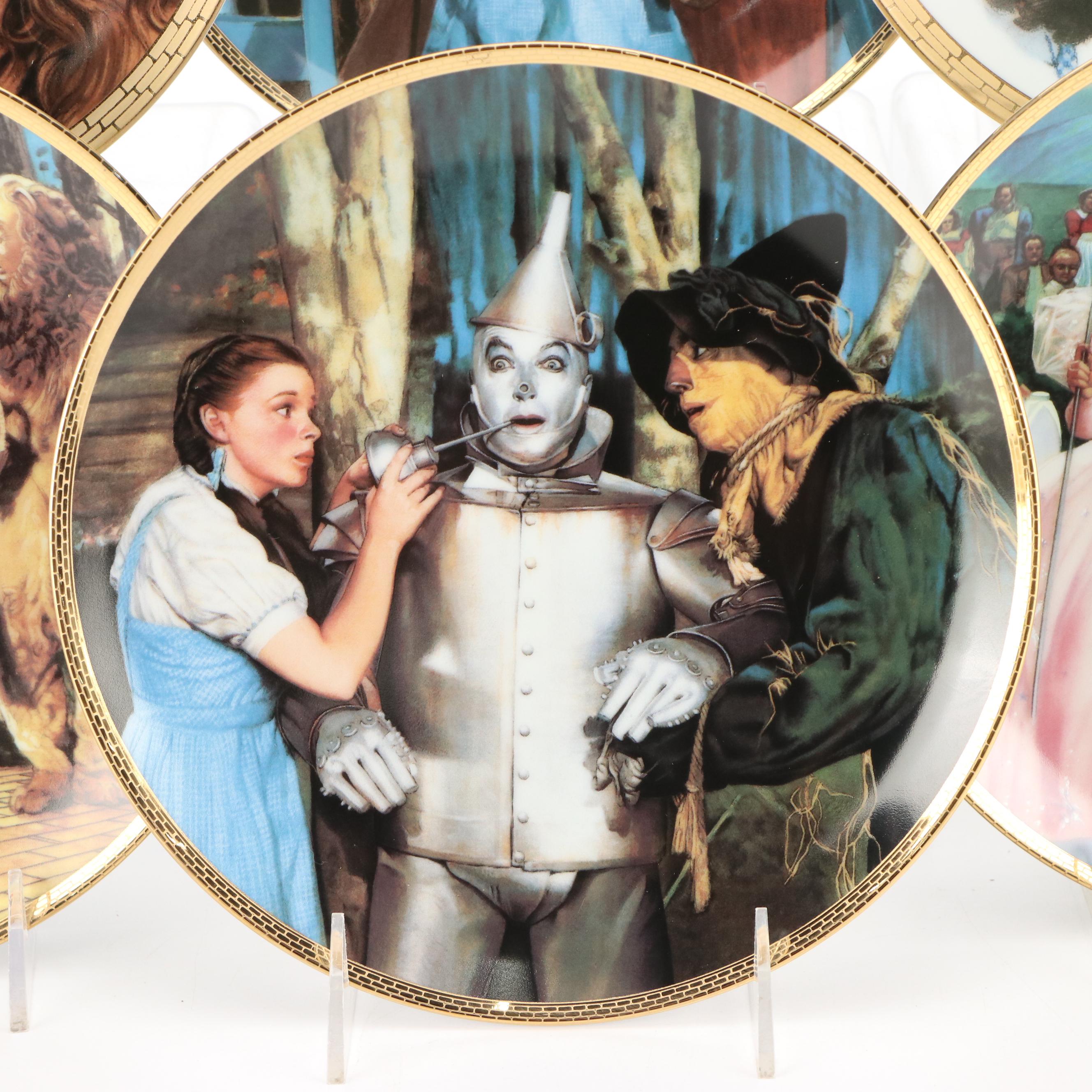 Eight "Wizard of Oz" Collector Plates from MGM and The Hamilton Collection
