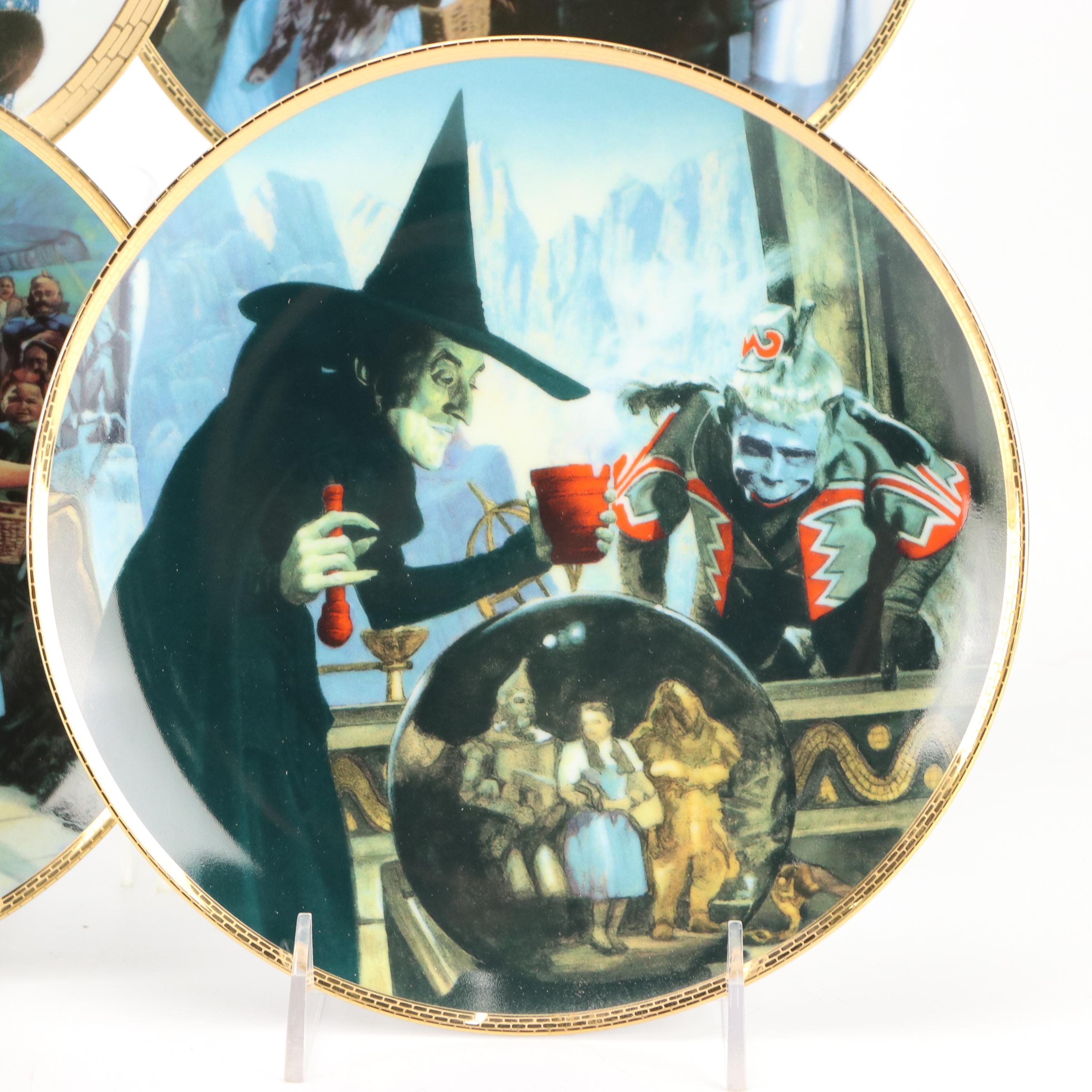 Eight "Wizard of Oz" Collector Plates from MGM and The Hamilton Collection
