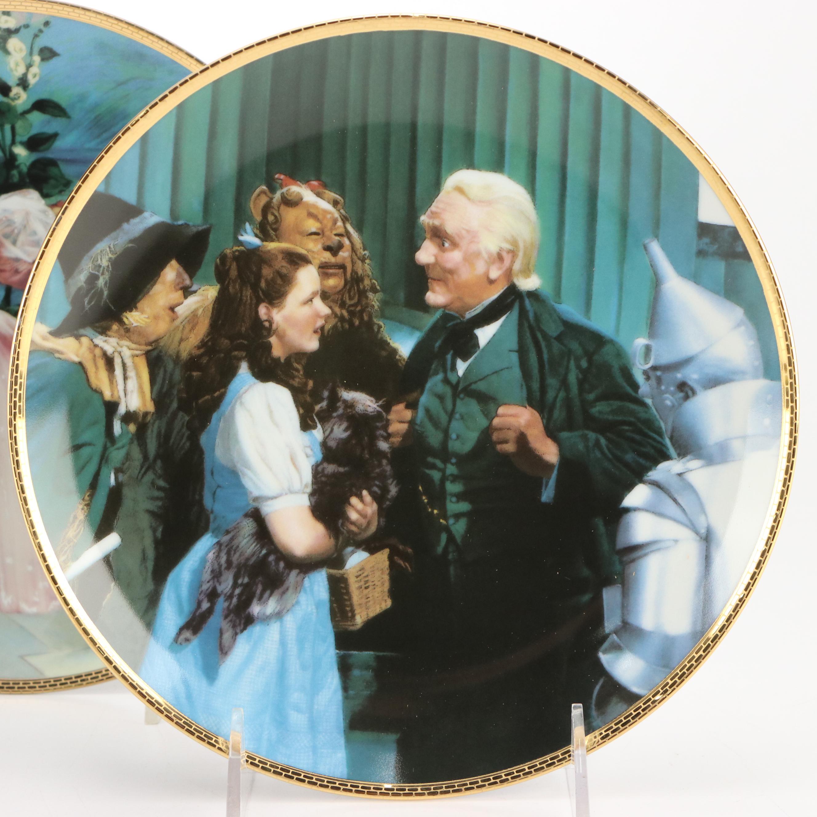 Eight "Wizard of Oz" Collector Plates from MGM and The Hamilton Collection
