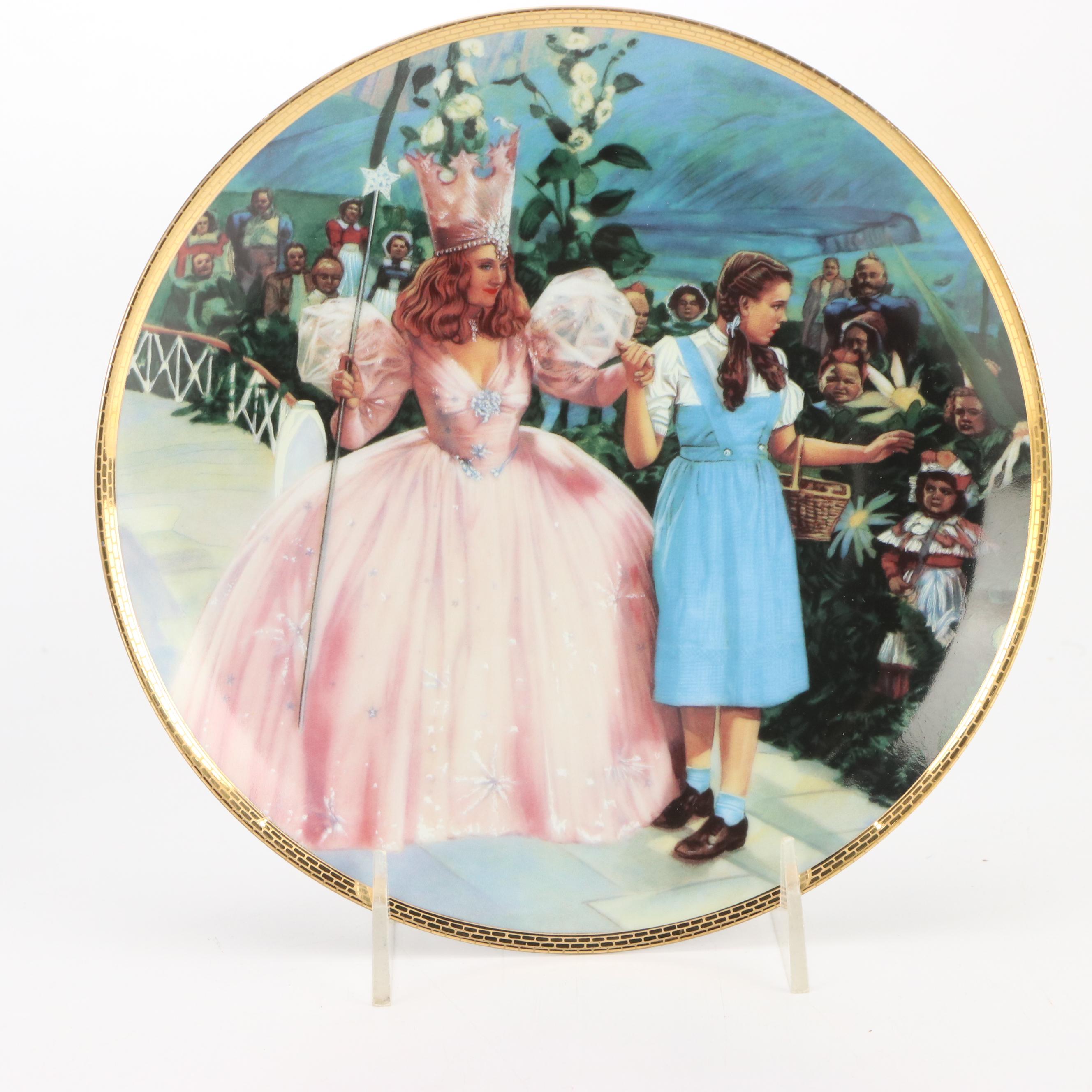 Eight "Wizard of Oz" Collector Plates from MGM and The Hamilton Collection