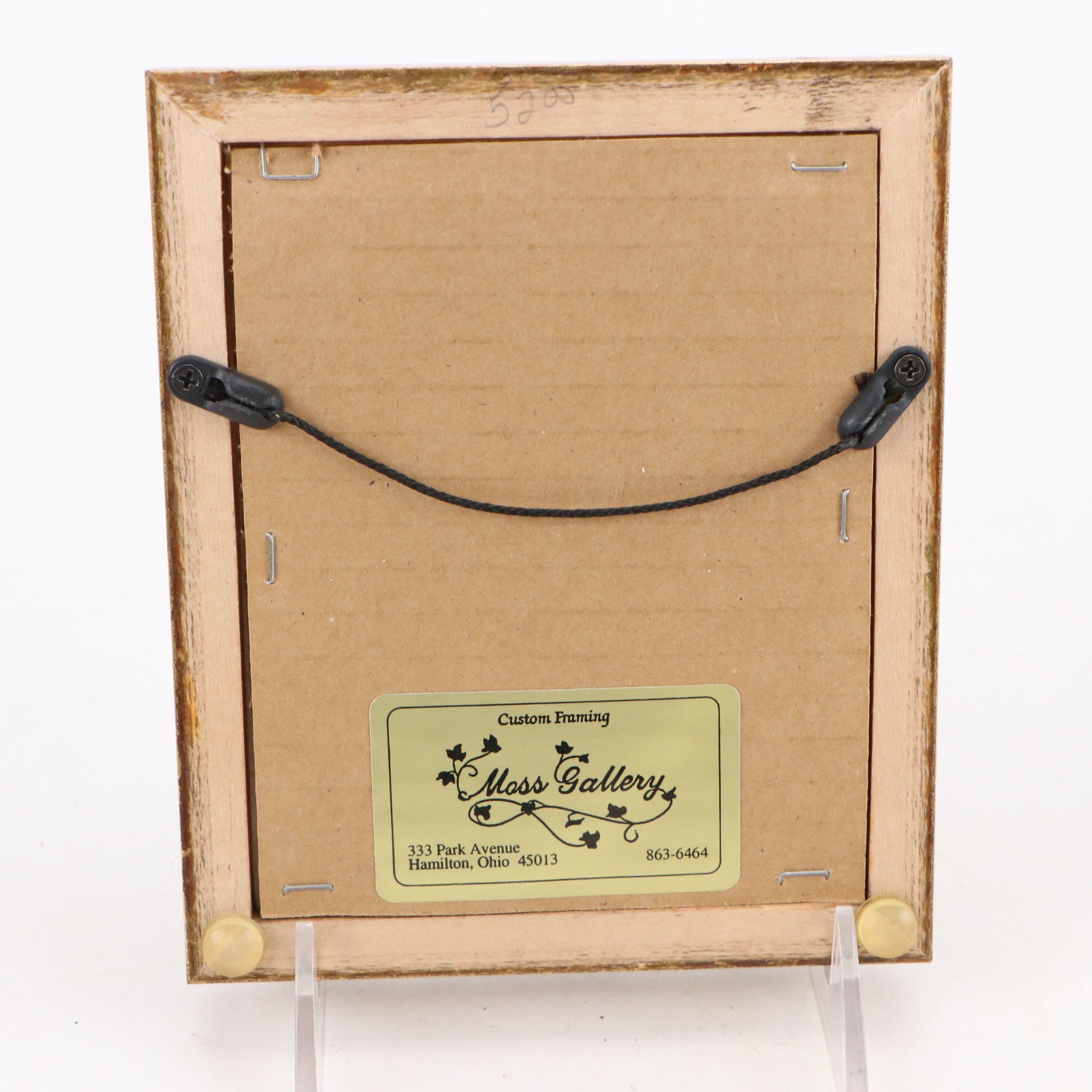 Malachite and Stone Mosaic Pietra Dura  Floral Plaque