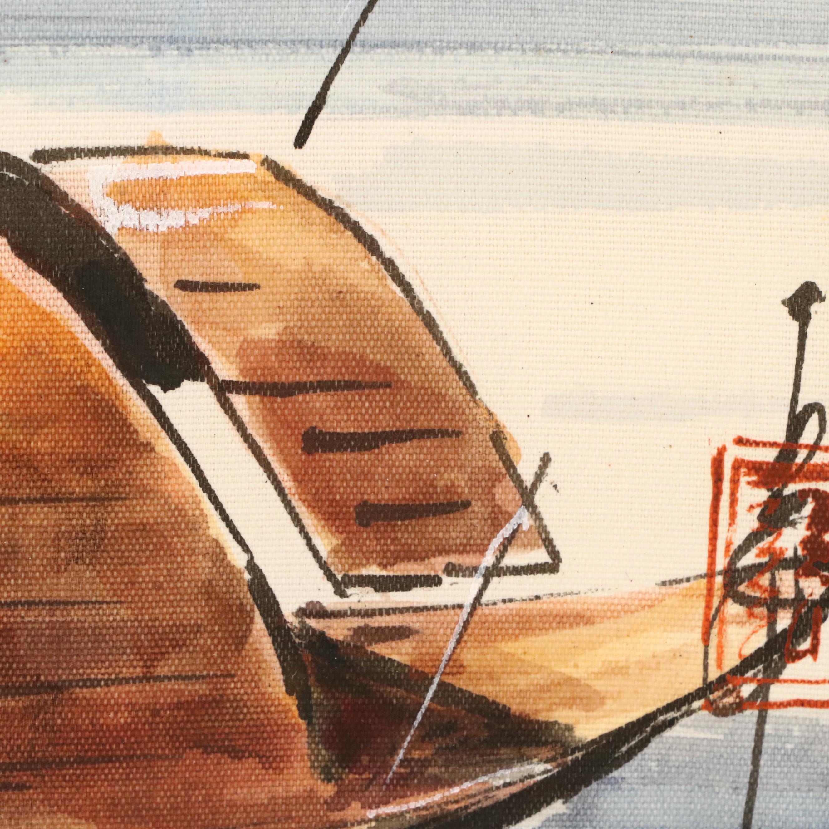 East Asian Watercolor Landscape Paintings, 20th Century