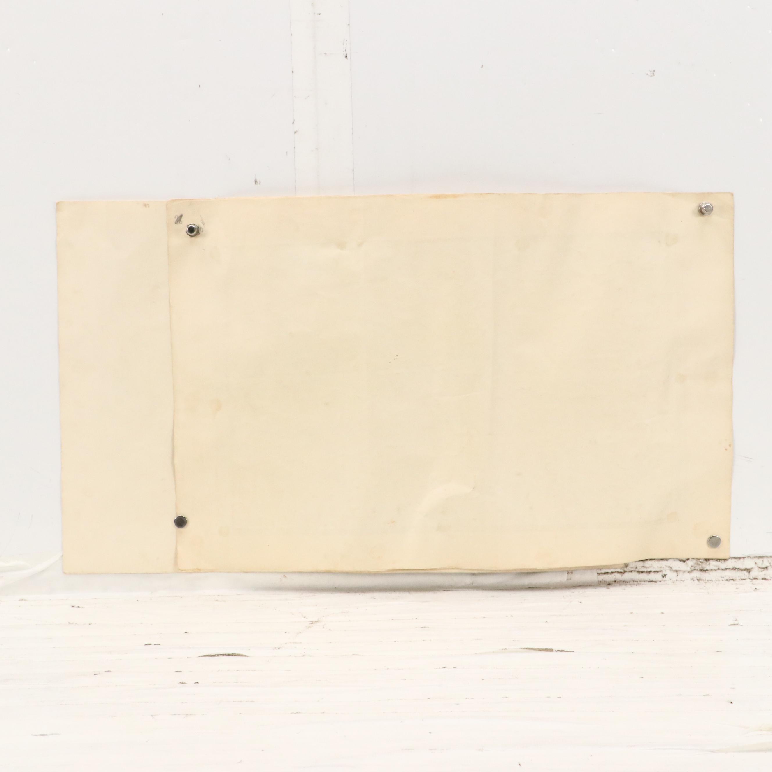 East Asian Watercolor Landscape Paintings, 20th Century