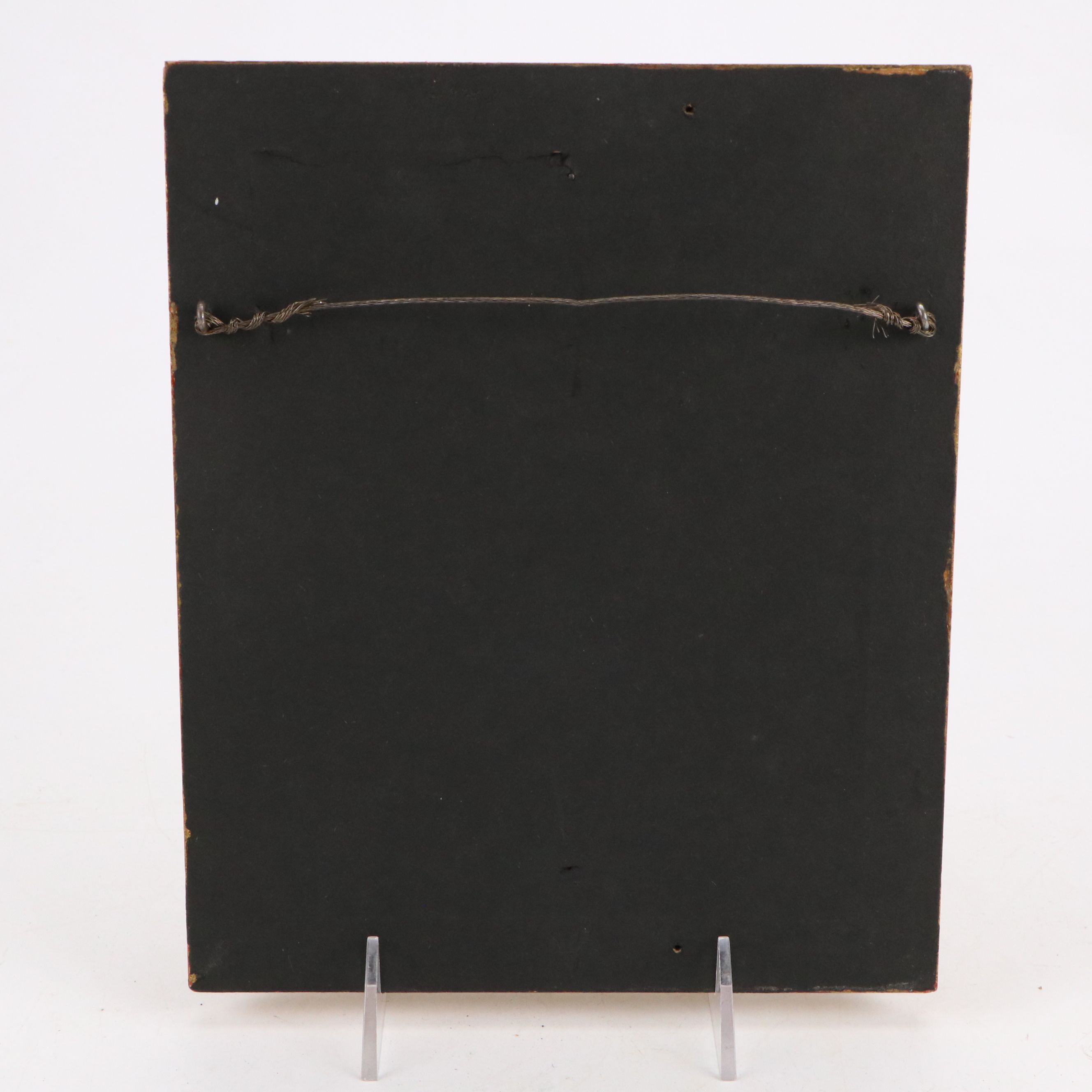 Mosaic Pietra Dura Floral Plaque